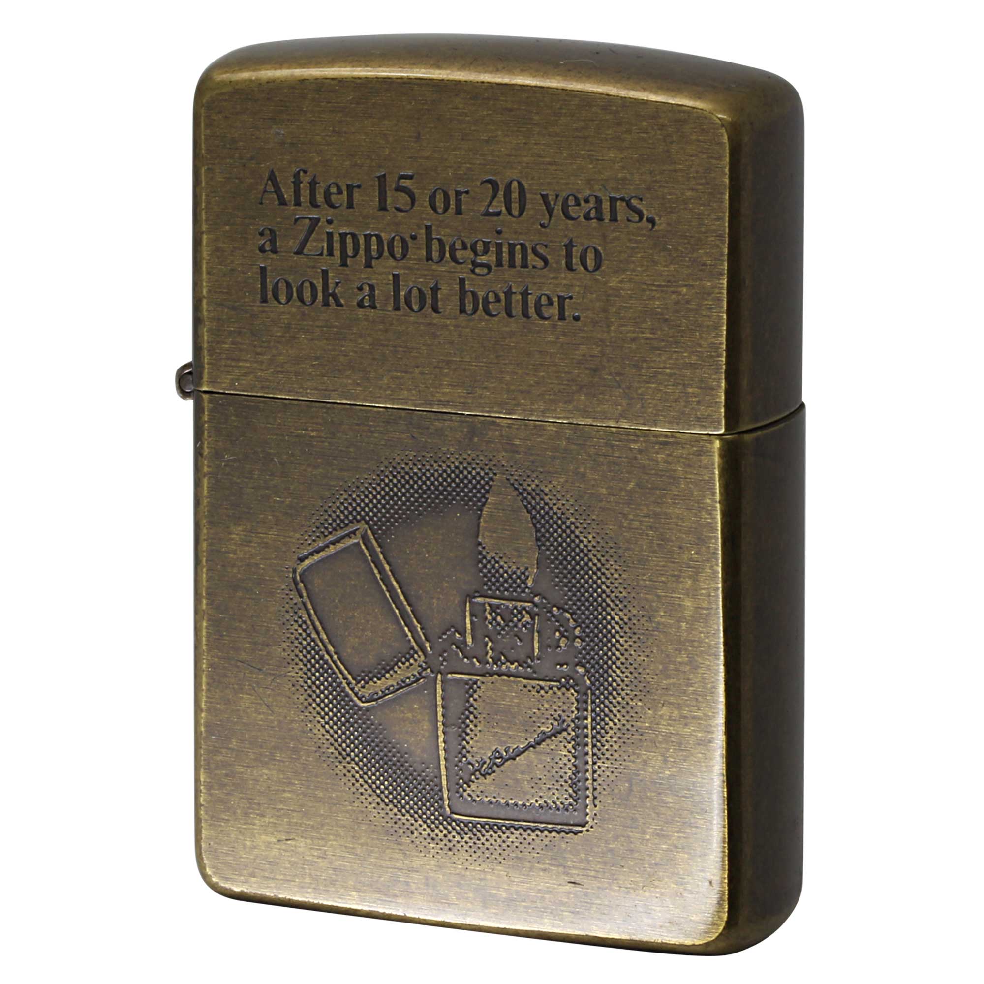 絶版/ヴィンテージ Zippo ジッポー 中古 1993年製造 After 15 or 20 years ZIPPOアイコン  [A]使用感少なく状態が良い