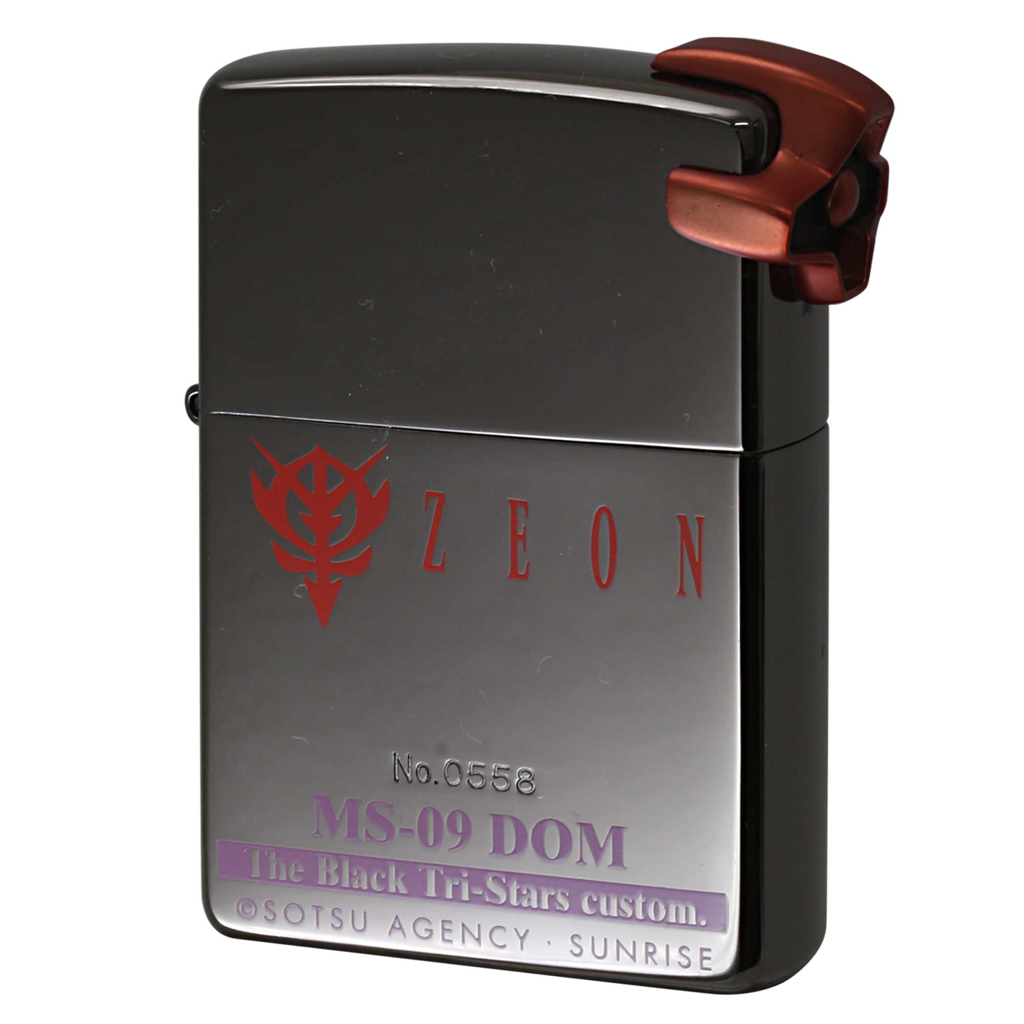 絶版/ヴィンテージ Zippo ジッポー 中古 2001年製造 MU-09 DOM 機動戦士ガンダム黒い三連星シリーズ No.0558  [N]未使用・新品