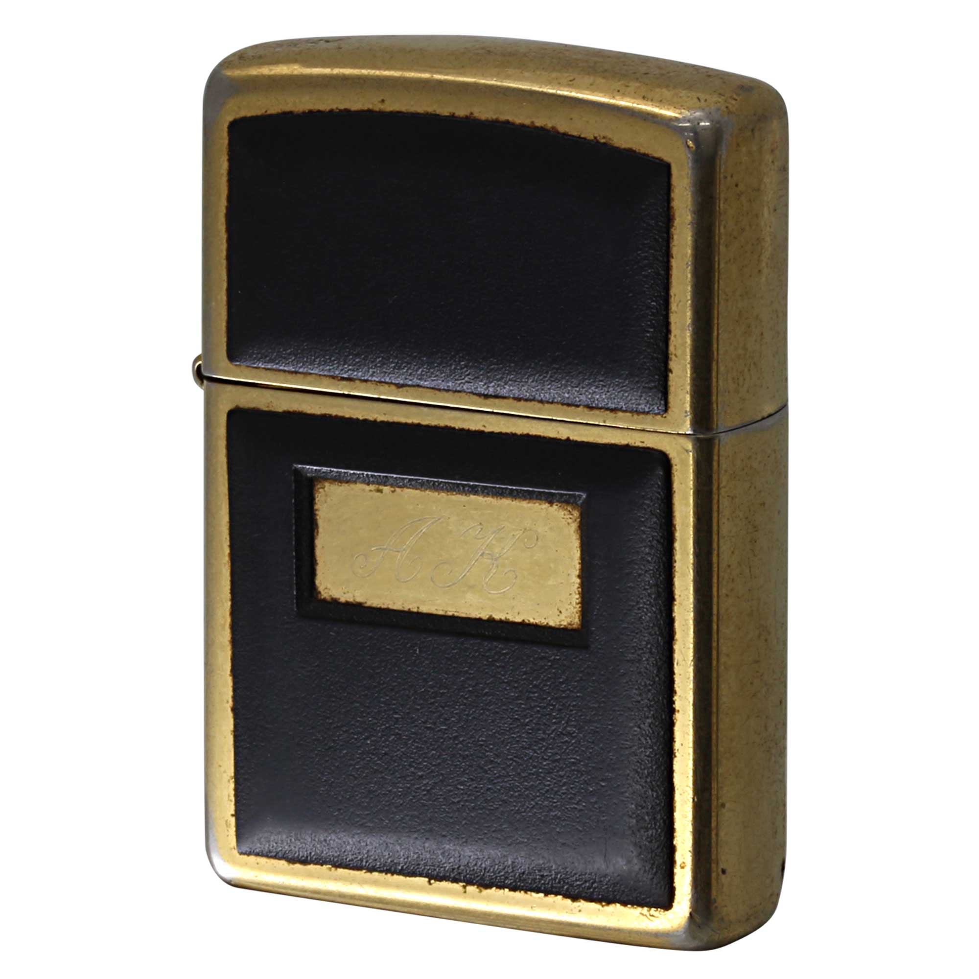 絶版/ヴィンテージ Zippo ジッポー 中古 1994年製造 ブラックエレガンス Black Elegance  [C]使用感あり傷汚れあり