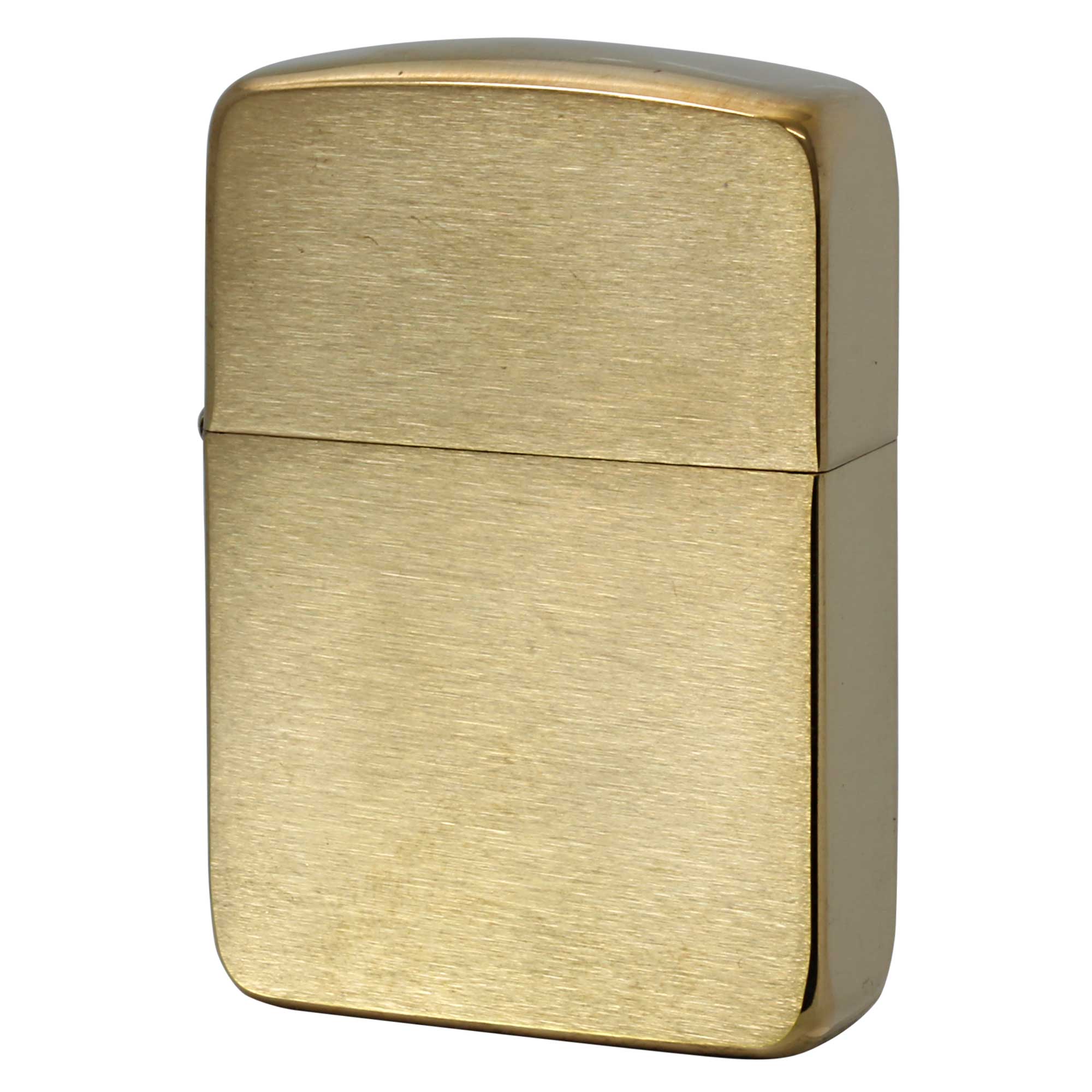 絶版/ヴィンテージ Zippo ジッポー 中古 2014年製造 Brushed Brass 1941レプリカ ブラッシュドブラス No.1941B  [S]ほぼ新品同様