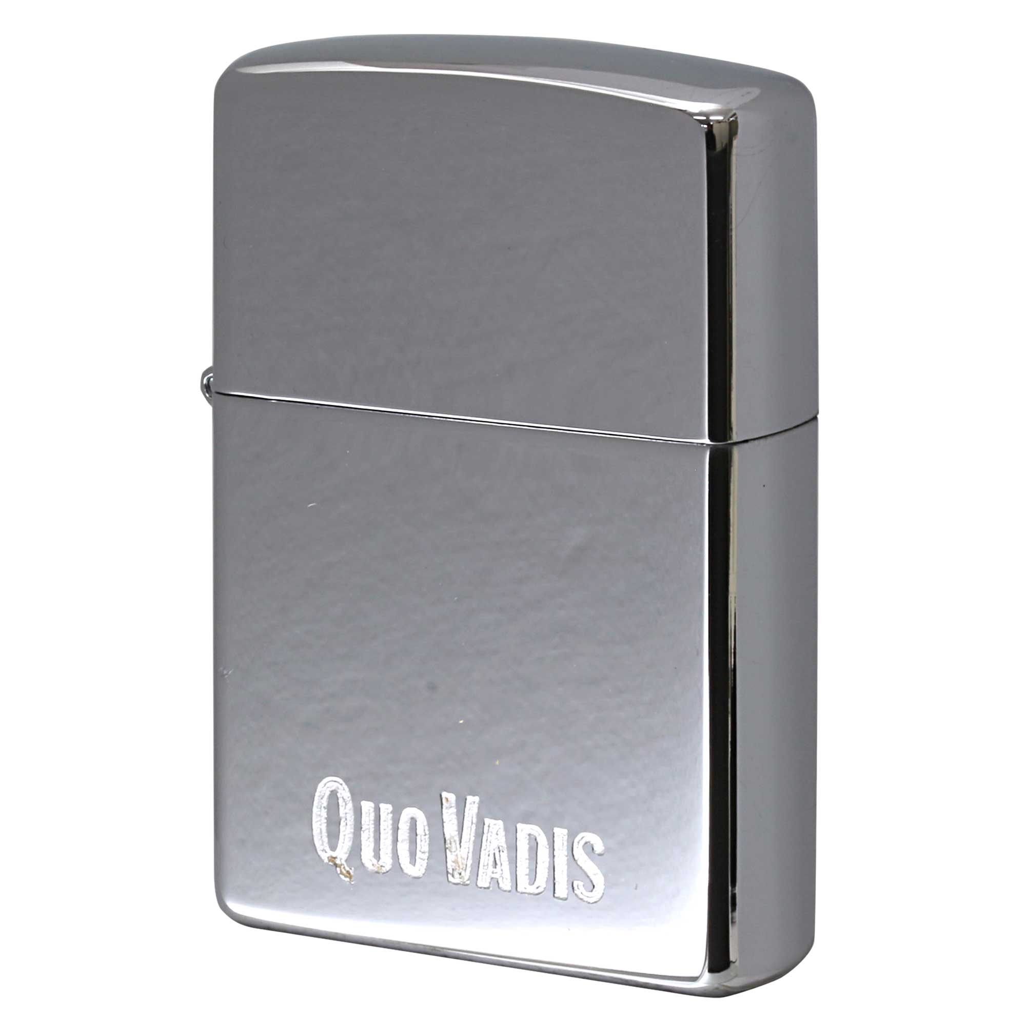 絶版/ヴィンテージ Zippo ジッポー 中古 1997年製造 ZIPPO Quo Vadis クオバディス  [S]ほぼ新品同様
