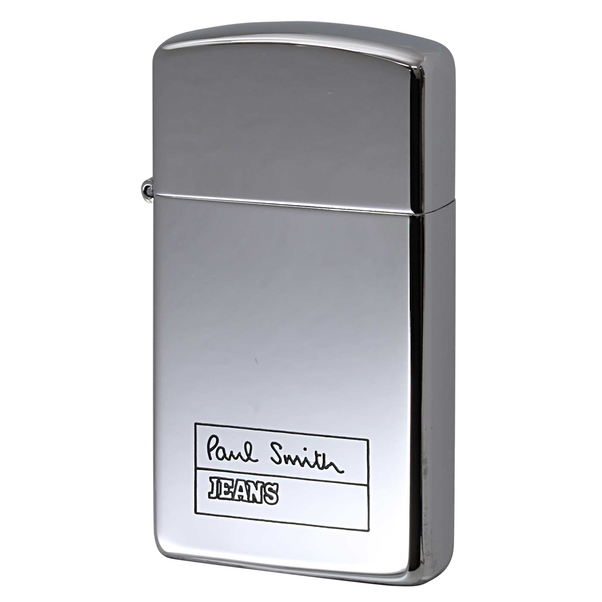 絶版/ヴィンテージ Zippo ジッポー 中古 1996年製造 ZIPPO Paul Smith ポール・スミス スリム ロゴ Jeans  [S]ほぼ新品同様