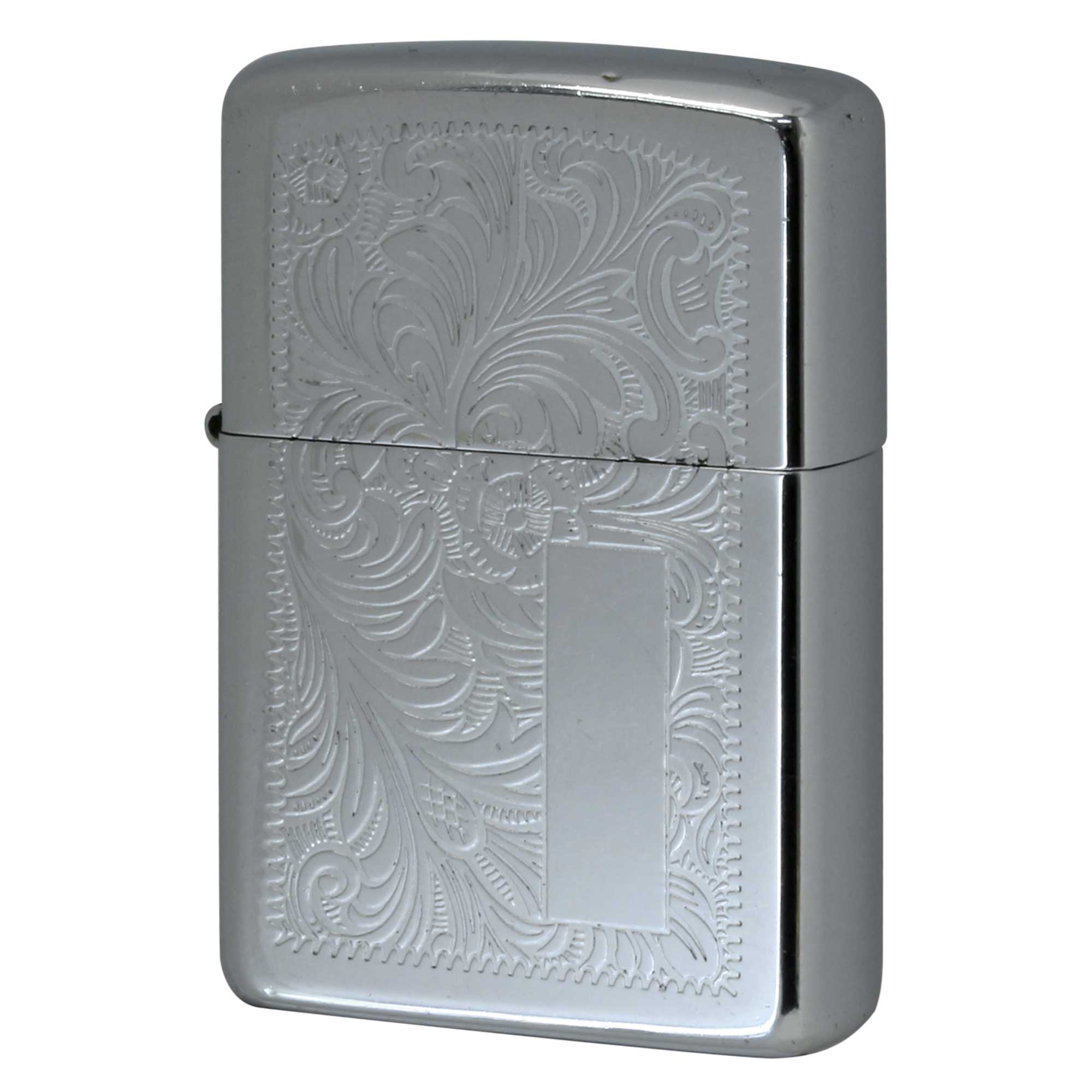 絶版/ヴィンテージ Zippo ジッポー 中古 1980年製造 Venetian High Polish Chrome 352  [B]使用感ありやや傷汚れあり