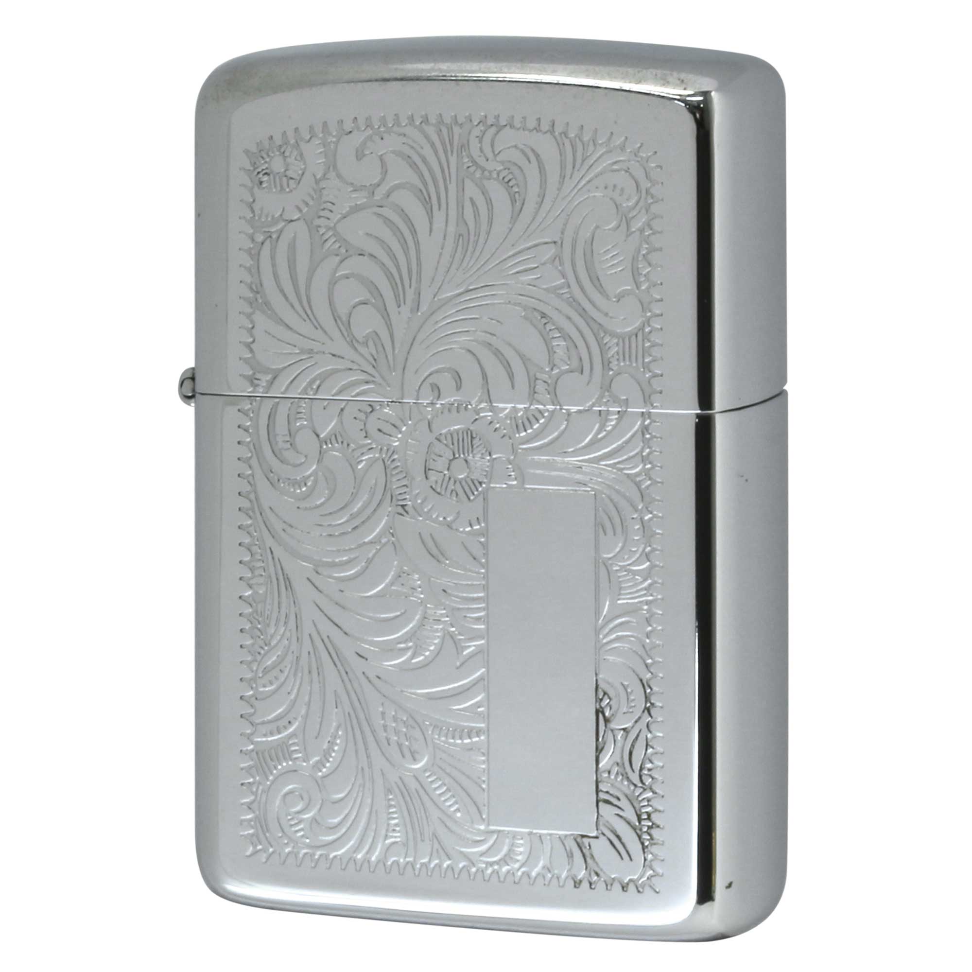 絶版/ヴィンテージ Zippo ジッポー 中古 1981年製造 Venetian High Polish Chrome 352  [A]使用感少なく状態が良い
