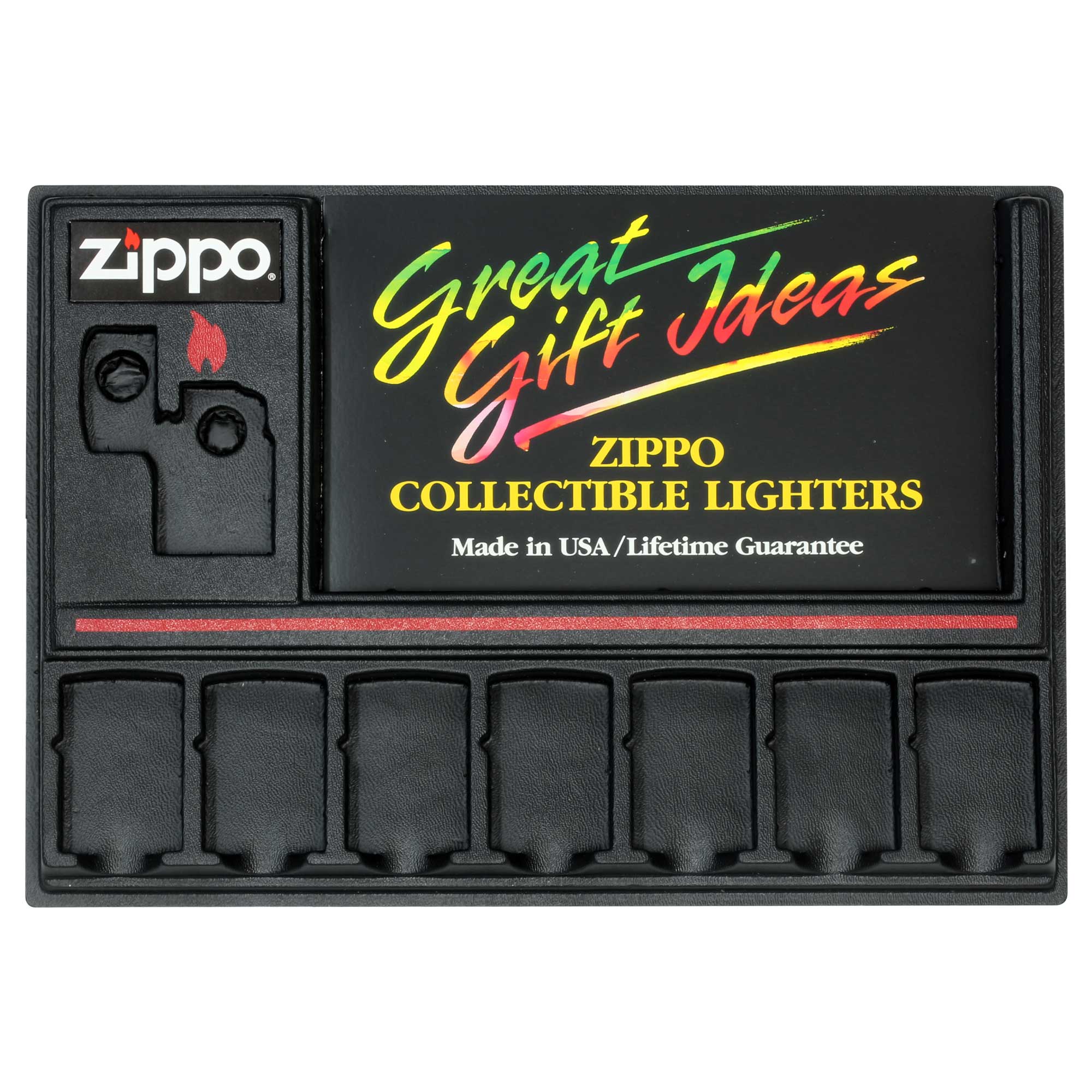 絶版/ヴィンテージ Zippo ジッポー 中古 ディスプレイ ZIPPO 8個収納 POP-A  [A]使用感少なく状態が良い