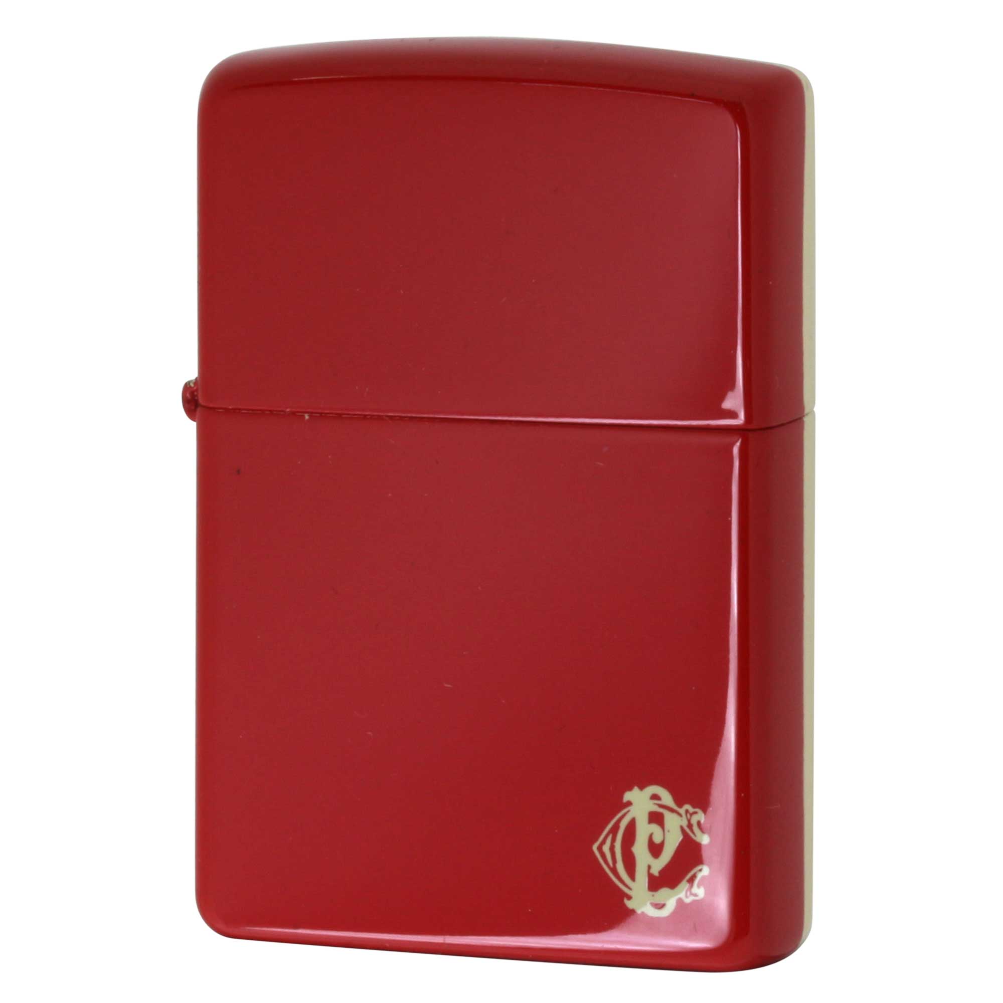 絶版/ヴィンテージ Zippo ジッポー 中古 2003年製造 ZIPPO Paul Smith ツートンカラー レット＆クリーム ゴールドロゴ  [S]ほぼ新品同様