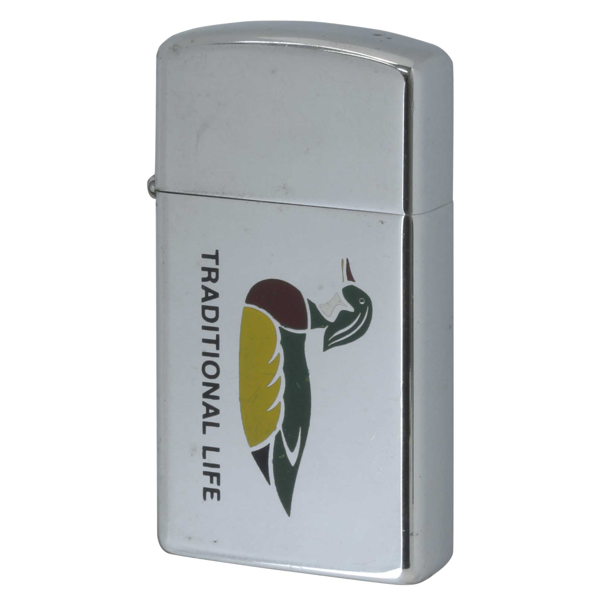 絶版/ヴィンテージ Zippo ジッポー 中古 1982年製造 TRADITIONAL LIFE  [C]使用感あり傷汚れあり
