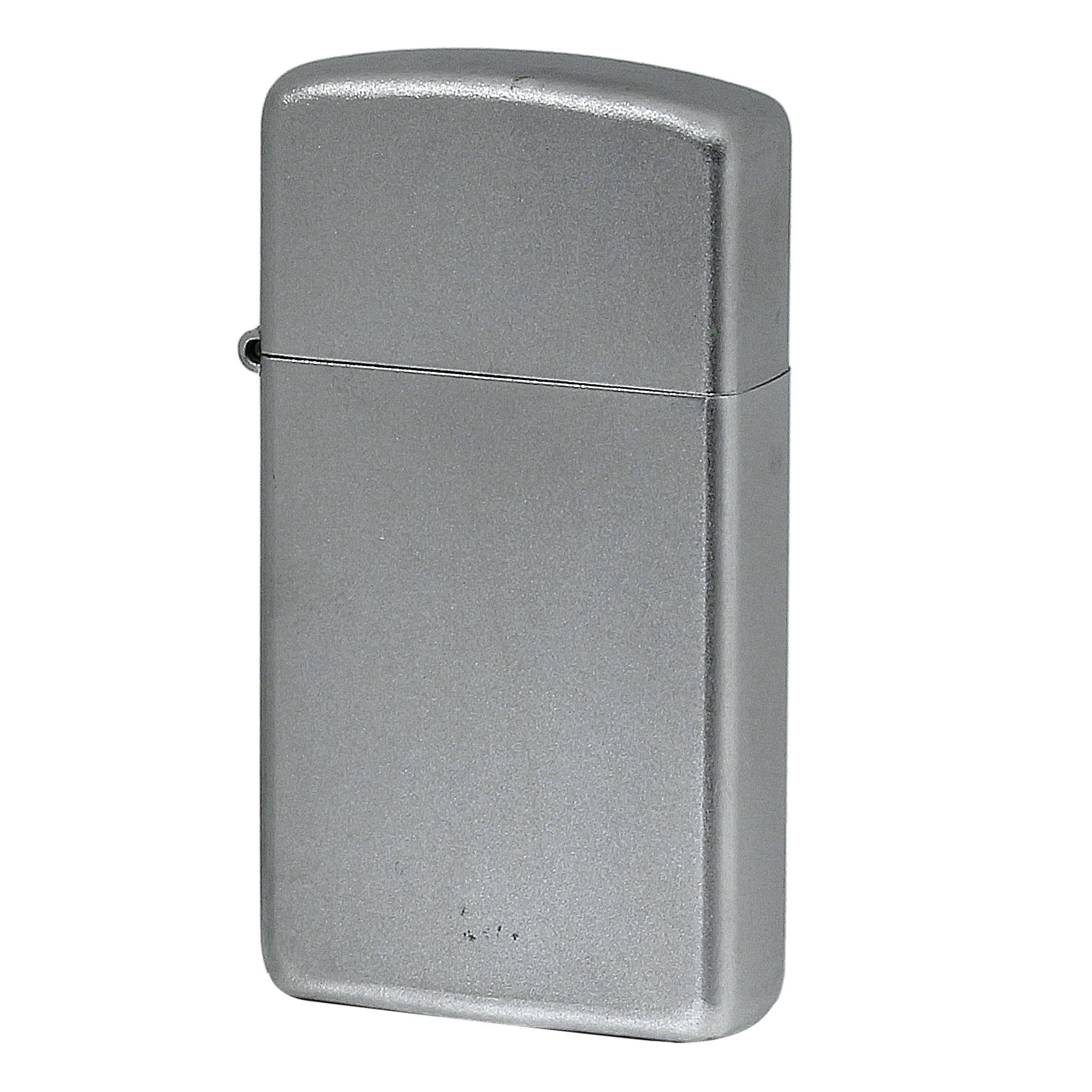 絶版/ヴィンテージ Zippo ジッポー 中古 2009年製造 Satin Chrome Slim No.1605  [A]使用感少なく状態が良い