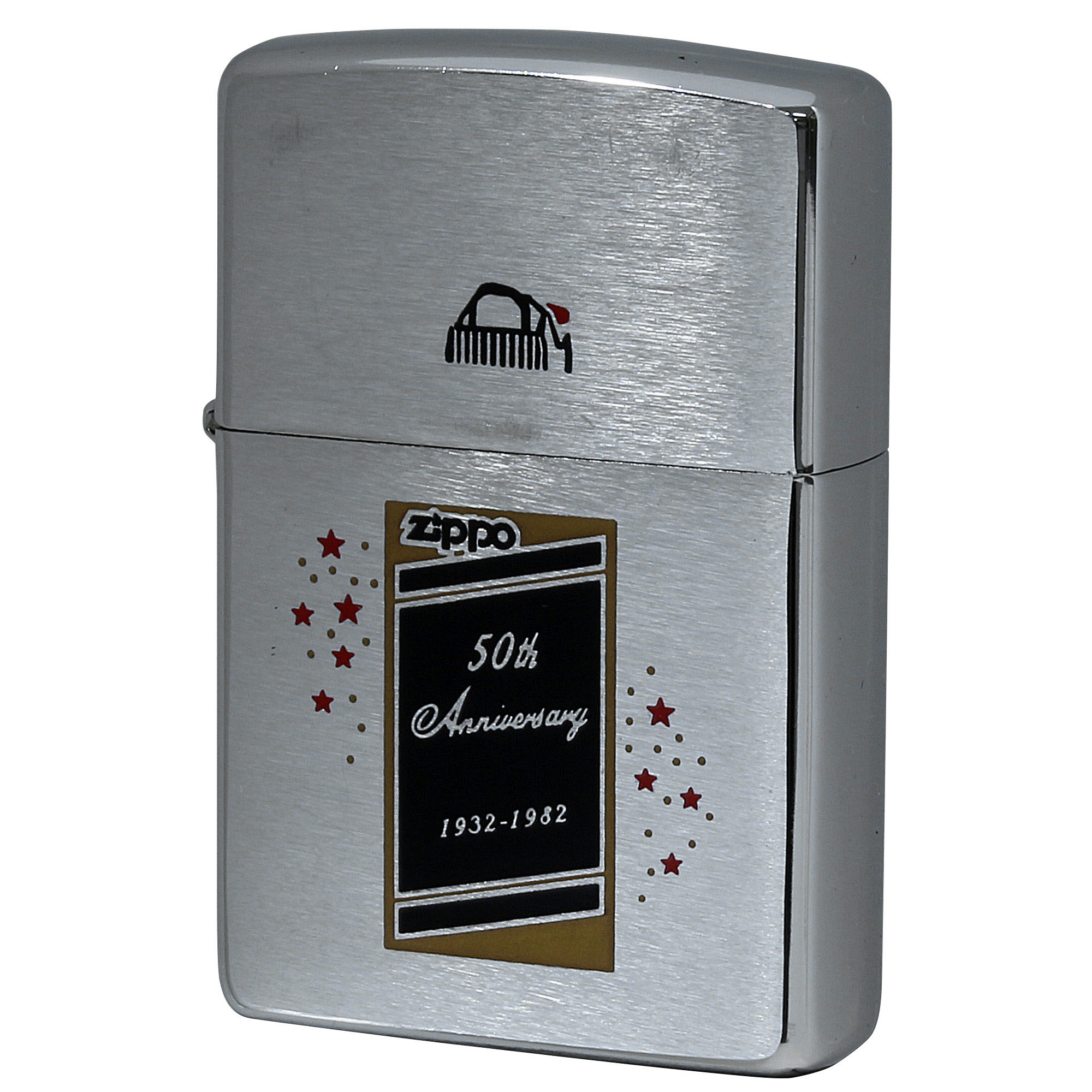 絶版/ヴィンテージ Zippo ジッポー 中古 1998年製造 50th Anniversary 1932-1982  [B]使用感ありやや傷汚れあり
