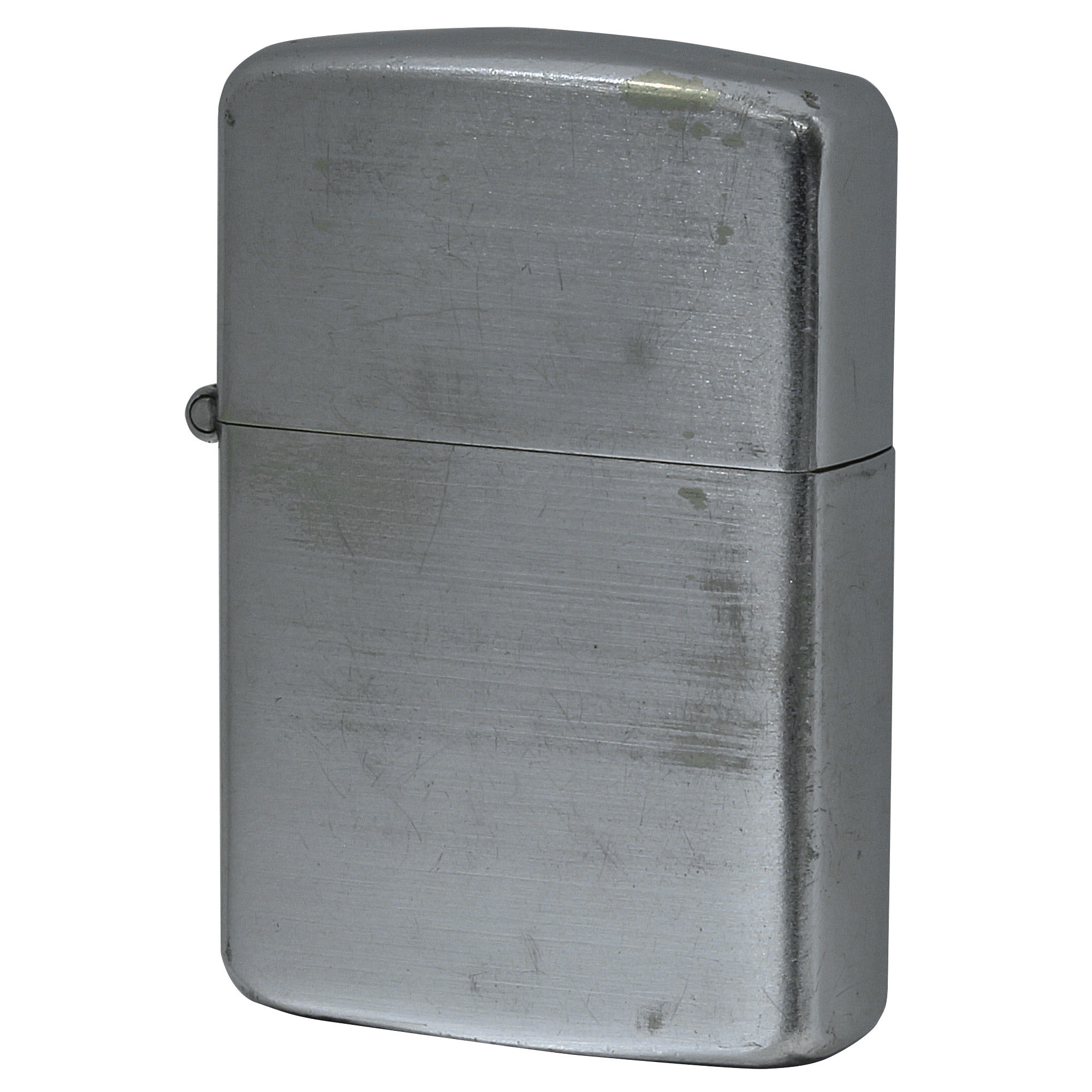 絶版/ヴィンテージ Zippo ジッポー 中古 1937年製造 ブラッシュドクローム#200  [C]使用感あり傷汚れあり