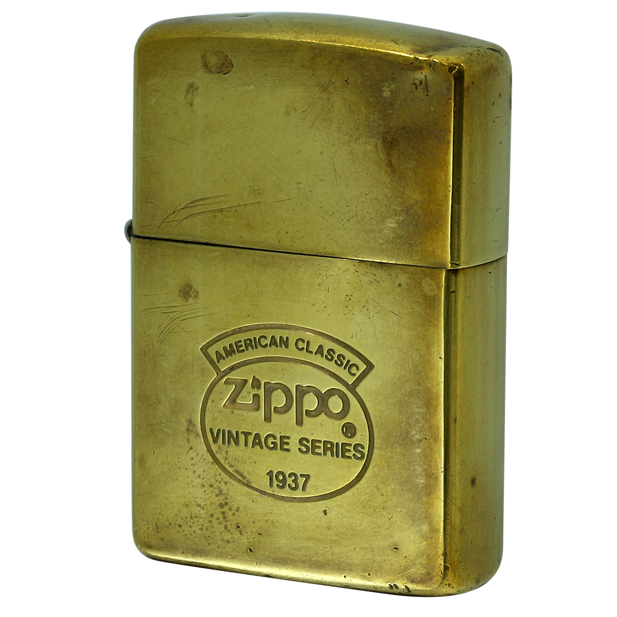 絶版/ヴィンテージ Zippo ジッポー 中古 1993年製造 アメリカンクラシック ブラス  [C]使用感あり傷汚れあり