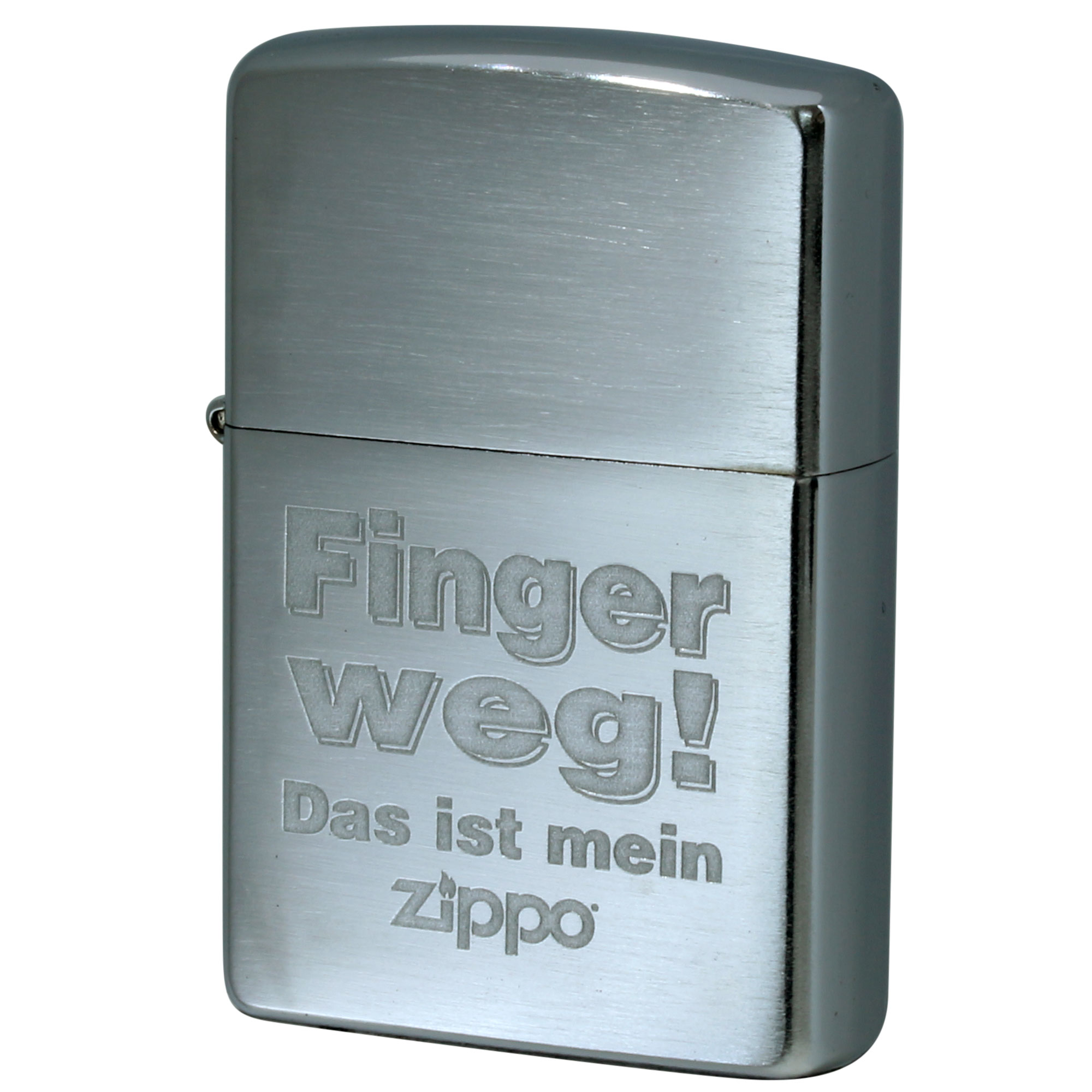 絶版/ヴィンテージ Zippo ジッポー 中古 2004年製造 Finger Weg! Das ist mein  [A]使用感少なく状態が良い
