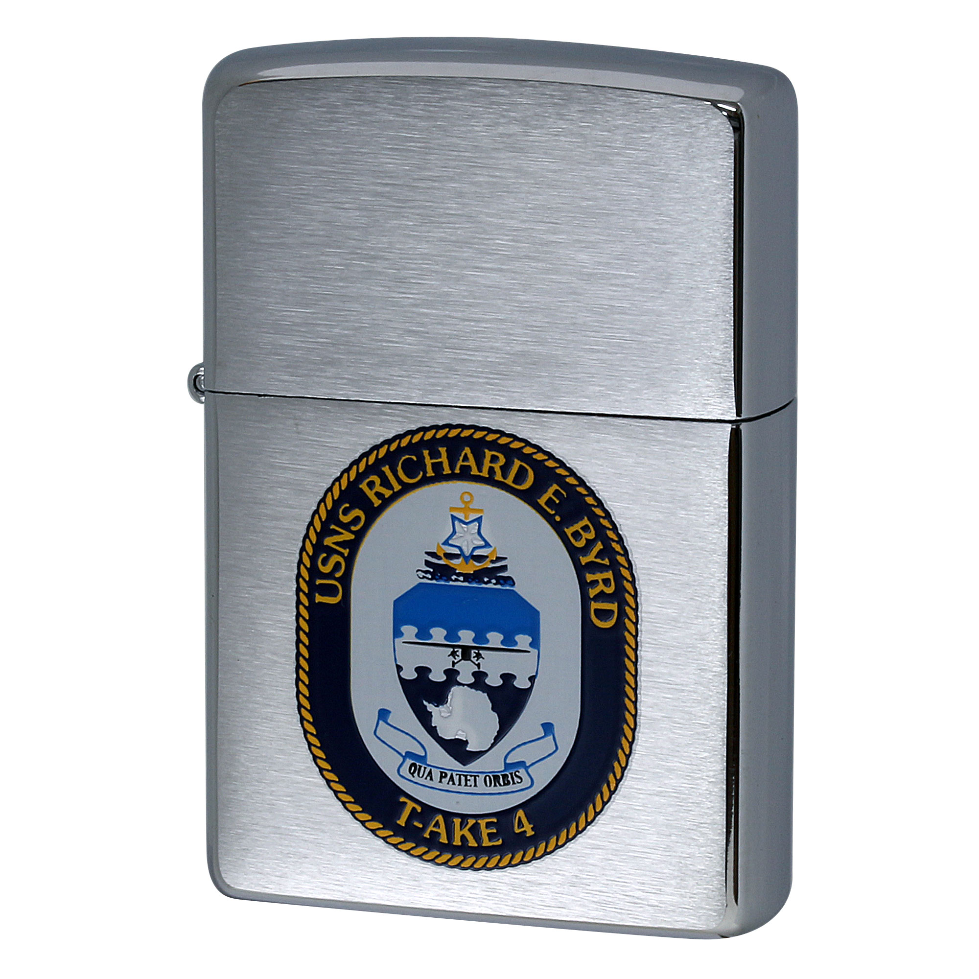 絶版/ヴィンテージ Zippo ジッポー 中古 2007年製造 USNS Richard E. Byrd T-AKE 4 アメリカ海軍 貨物弾薬補給艦  [S]ほぼ新品同様