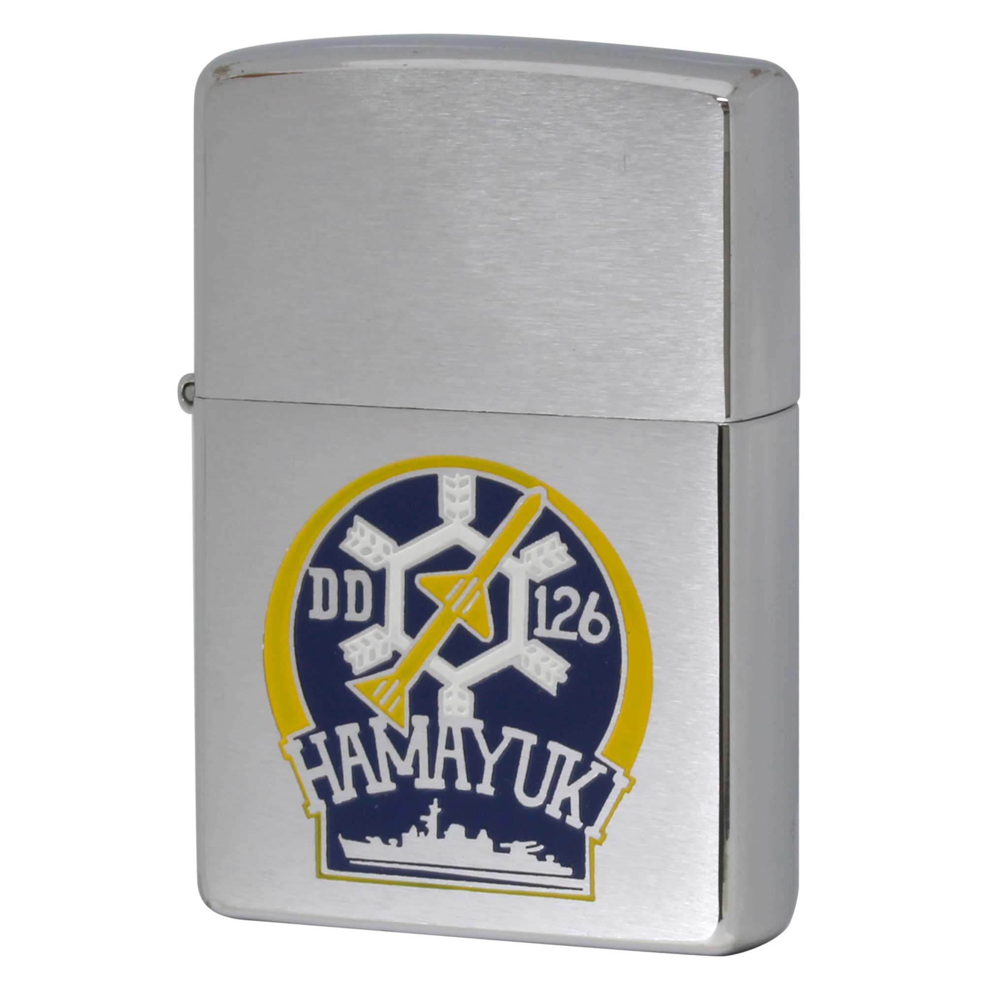 絶版/ヴィンテージ Zippo ジッポー 中古 2000年製造 海上自衛隊 護衛艦 はまゆき DD 126  [S]ほぼ新品同様