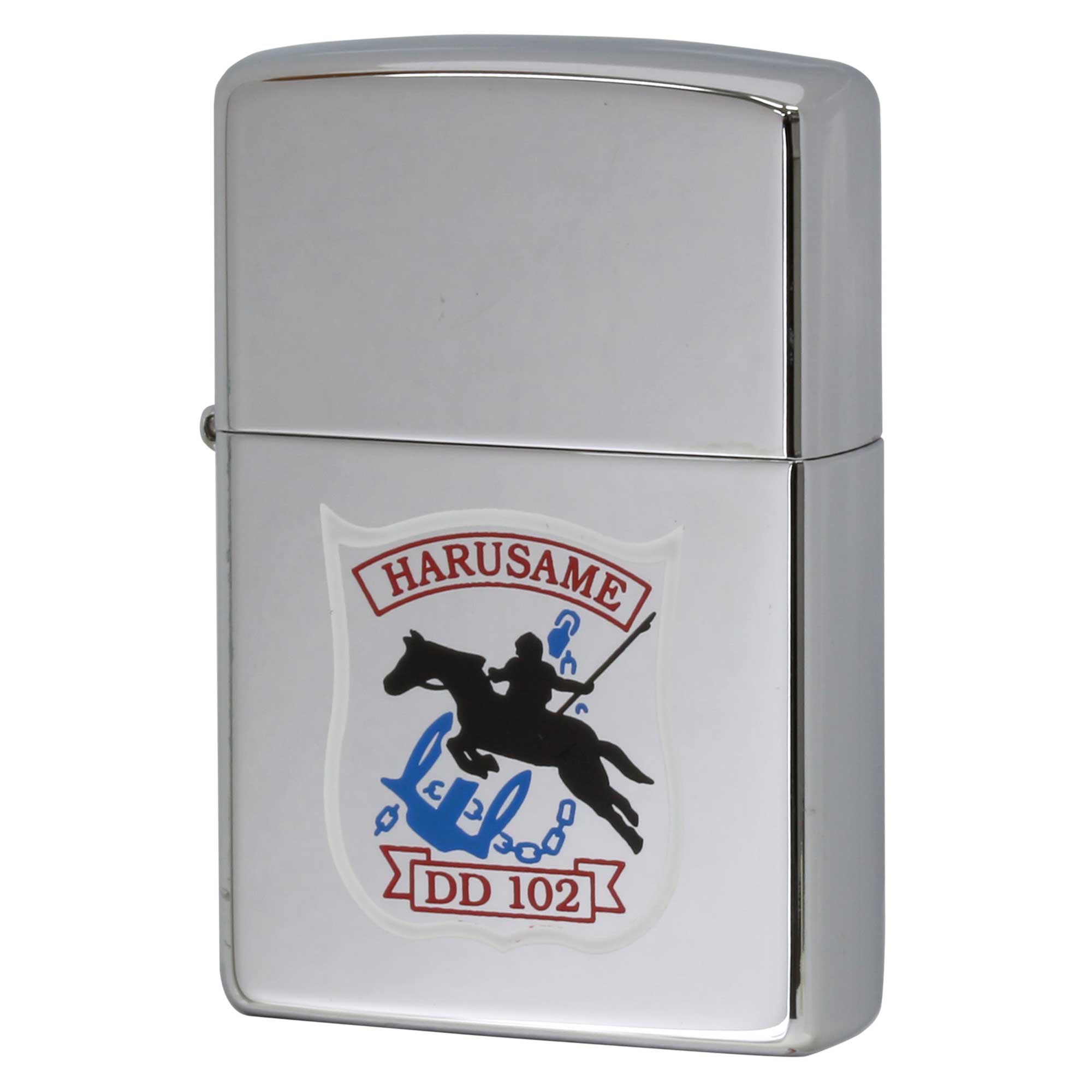 絶版/ヴィンテージ Zippo ジッポー 中古 2000年製造 海上自衛隊 護衛艦 はるさめ DD 102  ロゴマーク  [S]ほぼ新品同様