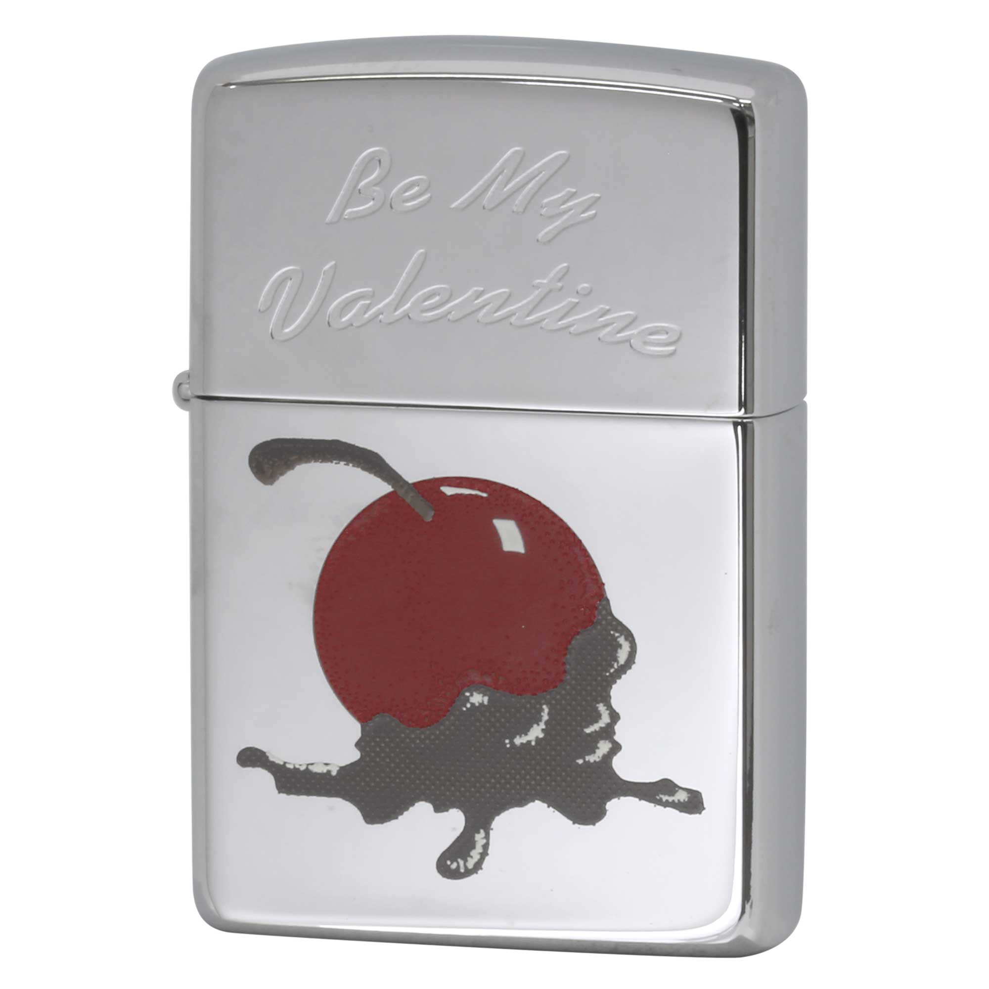 絶版/ヴィンテージ Zippo ジッポー 中古 1996年製造 Be My Valentine チェリーとチョコレート  [N]未使用・新品