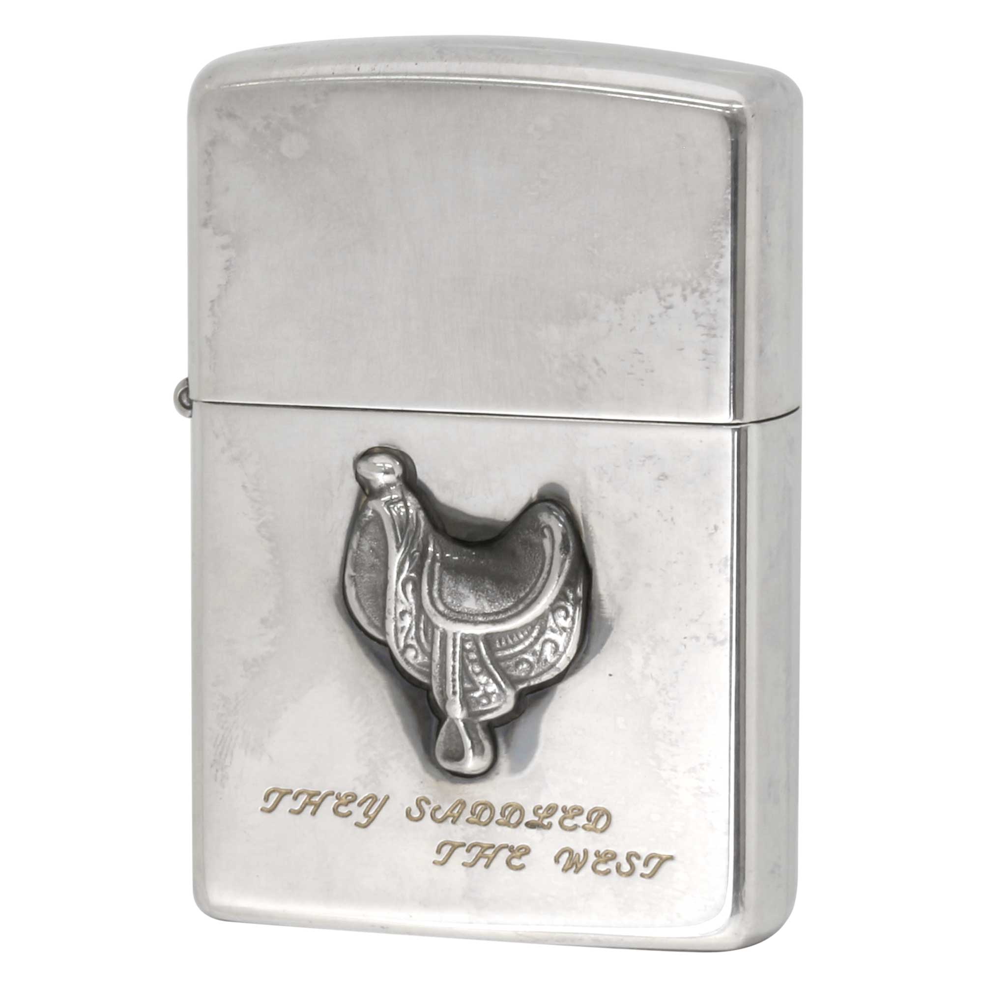 絶版/ヴィンテージ Zippo ジッポー 中古 1993年製造 They Saddled the West  [A]使用感少なく状態が良い