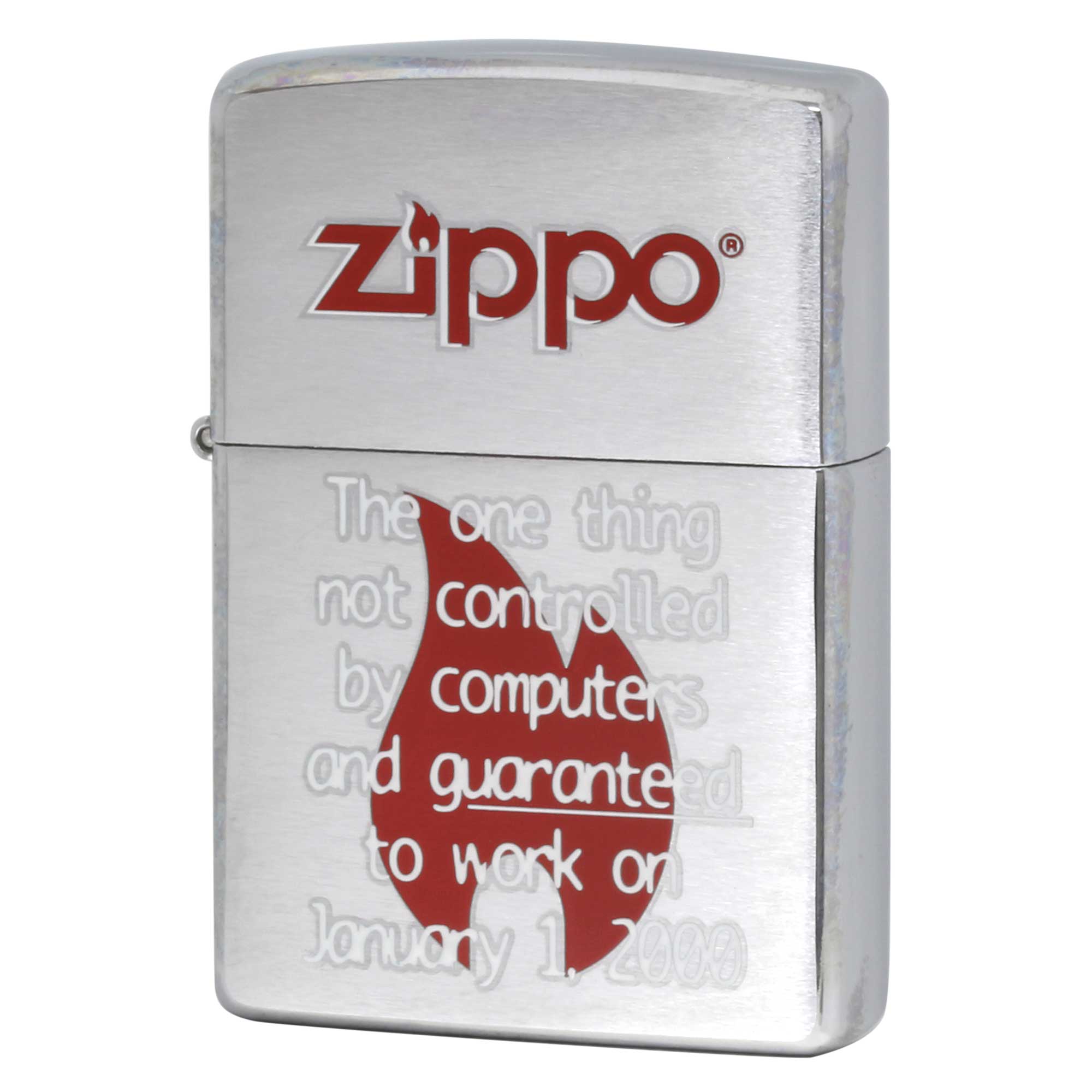 絶版/ヴィンテージ Zippo ジッポー 中古 1999年製造 アイコンフレーム 2000  [A]使用感少なく状態が良い