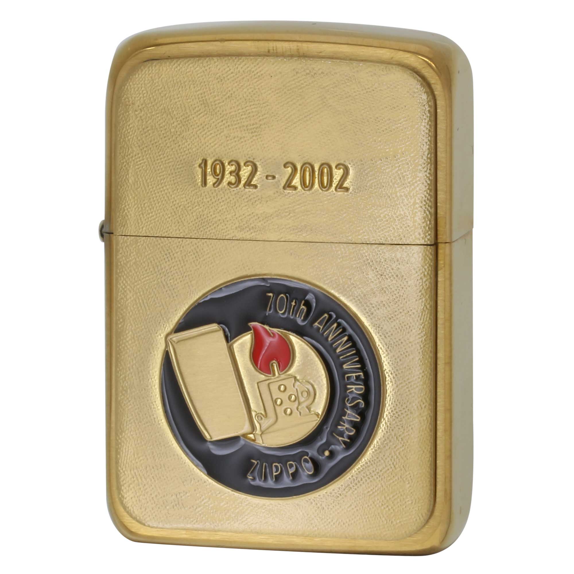 絶版/ヴィンテージ Zippo ジッポー 中古 2002年製造 Zippo社創業70周年記念限定モデル  [S]ほぼ新品同様