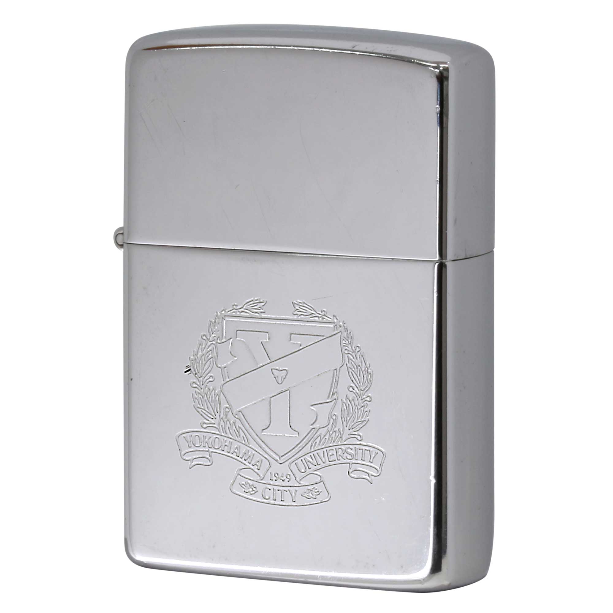 絶版/ヴィンテージ Zippo ジッポー 中古 1982年製造 YOKOHAMA CITY UNIVERSITY 横浜市立大学  [C]使用感あり傷汚れあり