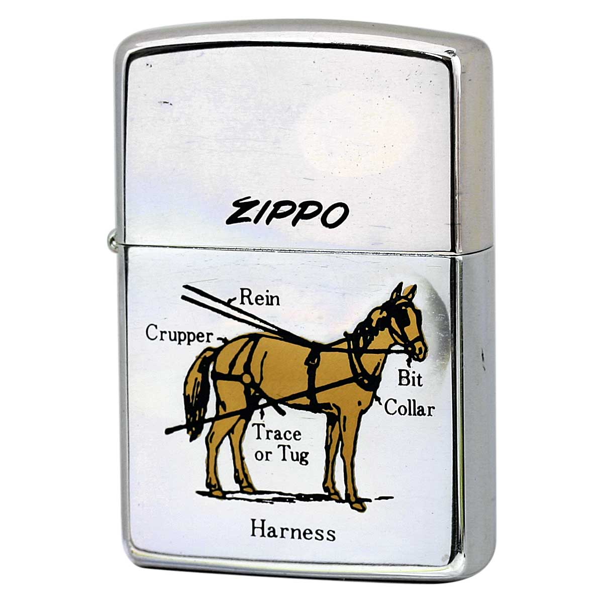 絶版/ヴィンテージ Zippo ジッポー 中古 1994年製造 Harness  [N]未使用・新品