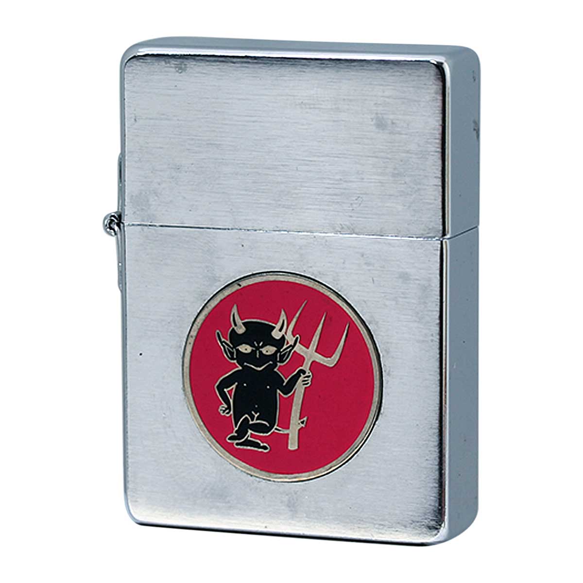 絶版/ヴィンテージ Zippo ジッポー 中古 2007年製造 1935レプリカ ブラックデビル  [B]使用感ありやや傷汚れあり