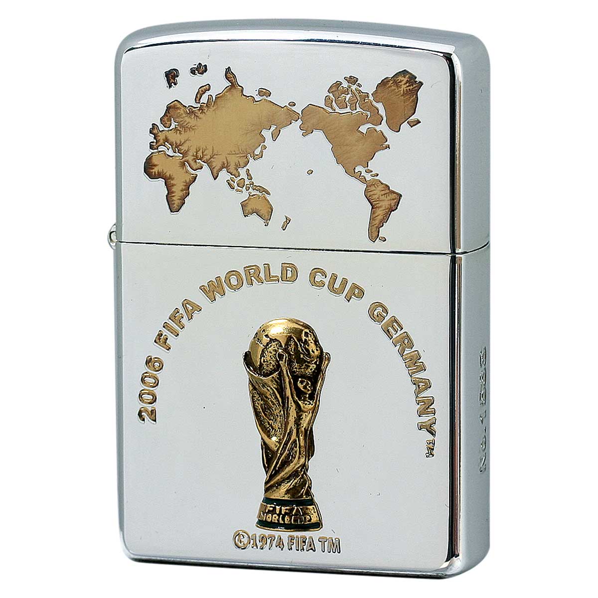 絶版/ヴィンテージ Zippo ジッポー 中古 2005年製造 2006年ドイツFIFAワールドカップ  [N]未使用・新品