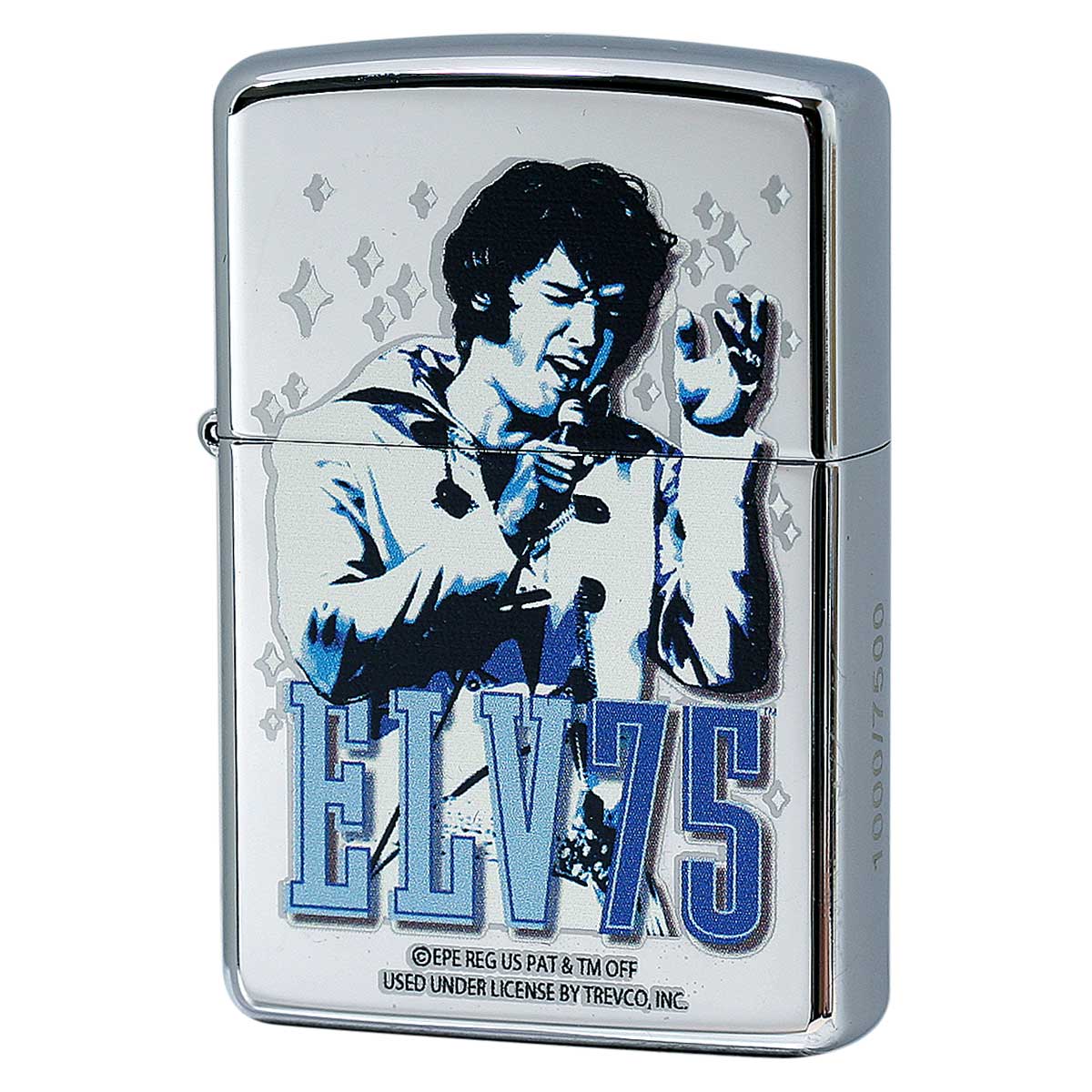 絶版/ヴィンテージ Zippo ジッポー 中古 2009年製造 エルビス・プレスリー EKV75バースデイ2010  [N]未使用・新品