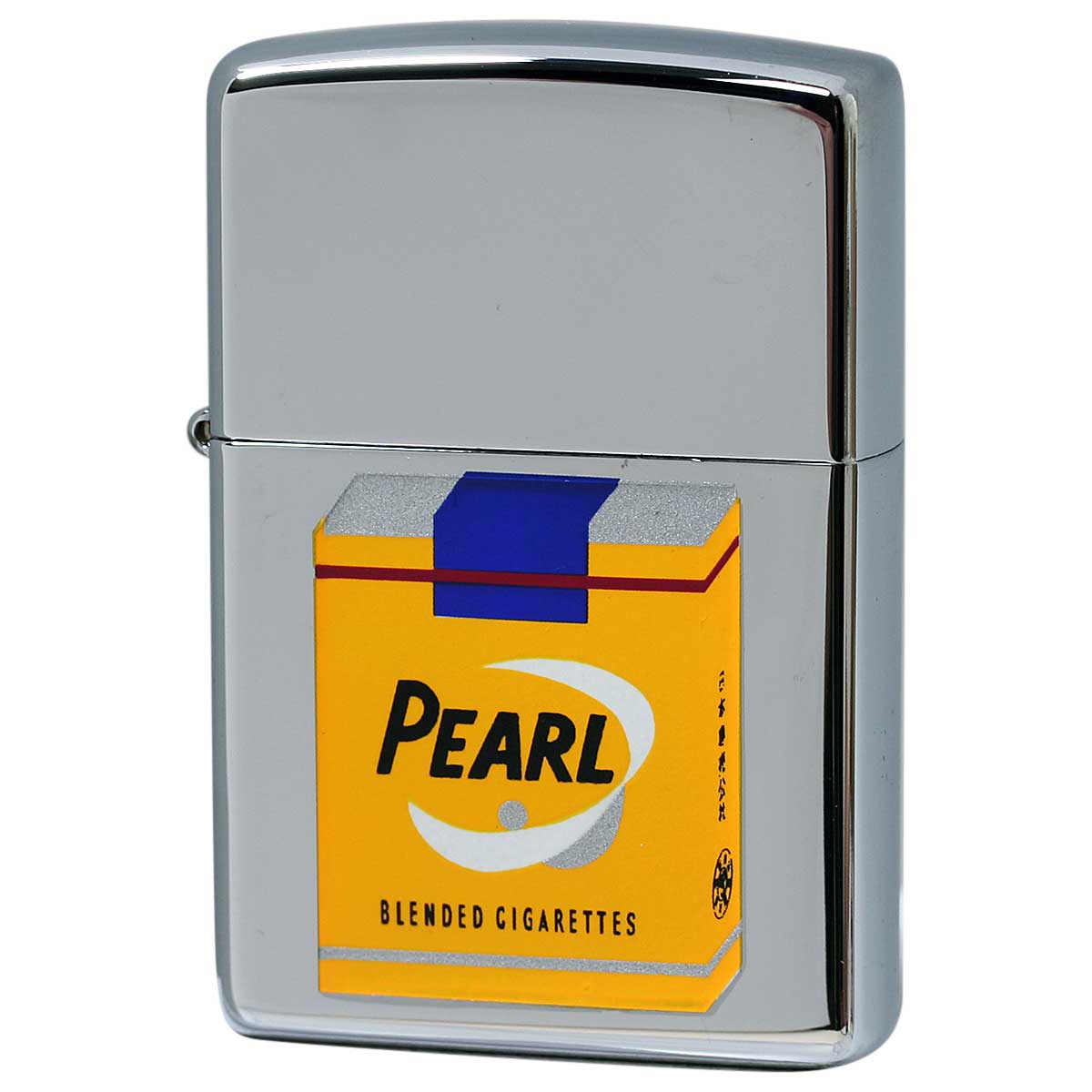 絶版/ヴィンテージ Zippo ジッポー 中古 2005年製造 レトロたばこコレクション PEARL タバコ柄  [N]未使用・新品