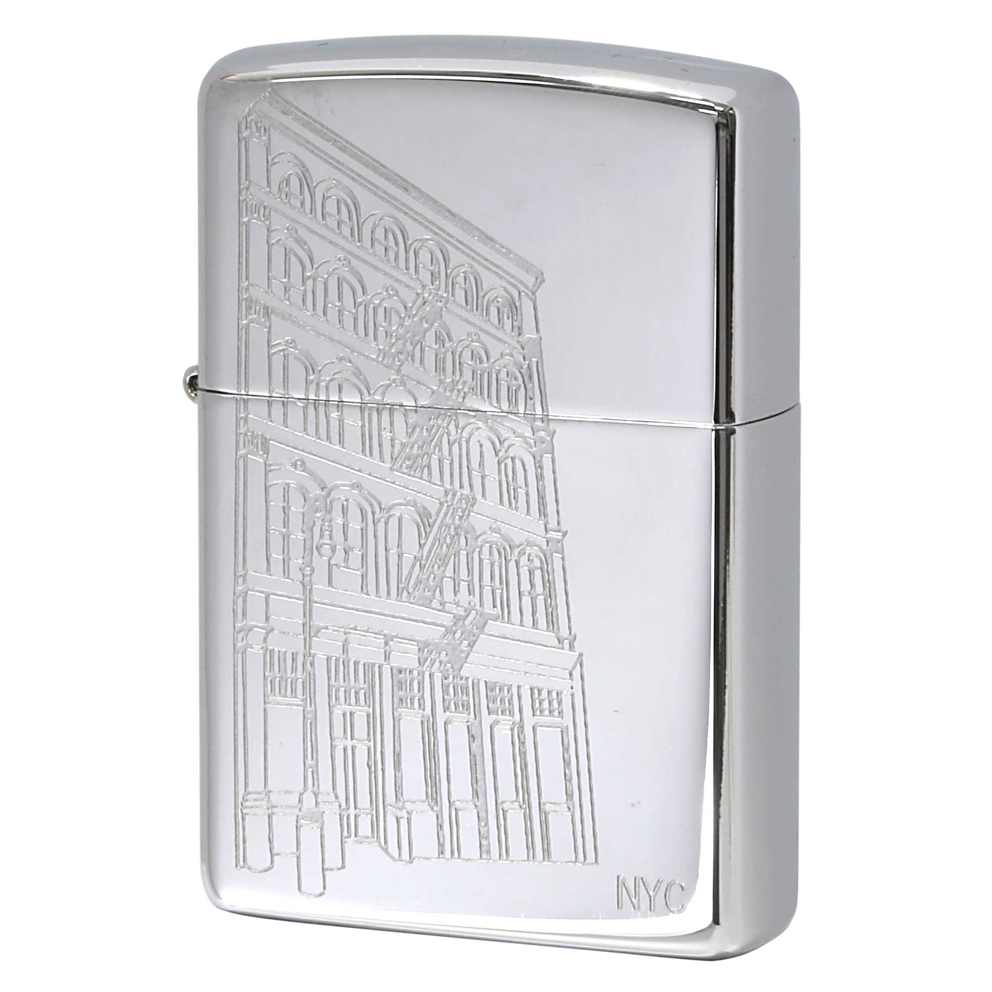 絶版/ヴィンテージ Zippo ジッポー 中古 2006年製造 ZIPPO Paul Smith New York City アパート街並み  [S]ほぼ新品同様