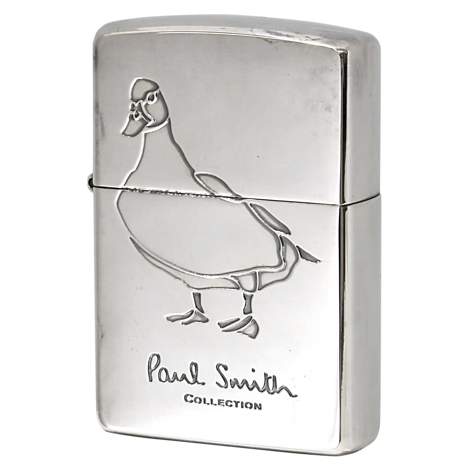 絶版/ヴィンテージ Zippo ジッポー 中古 1998年製造 ZIPPO Paul Smith Collection アヒル  [A]使用感少なく状態が良い