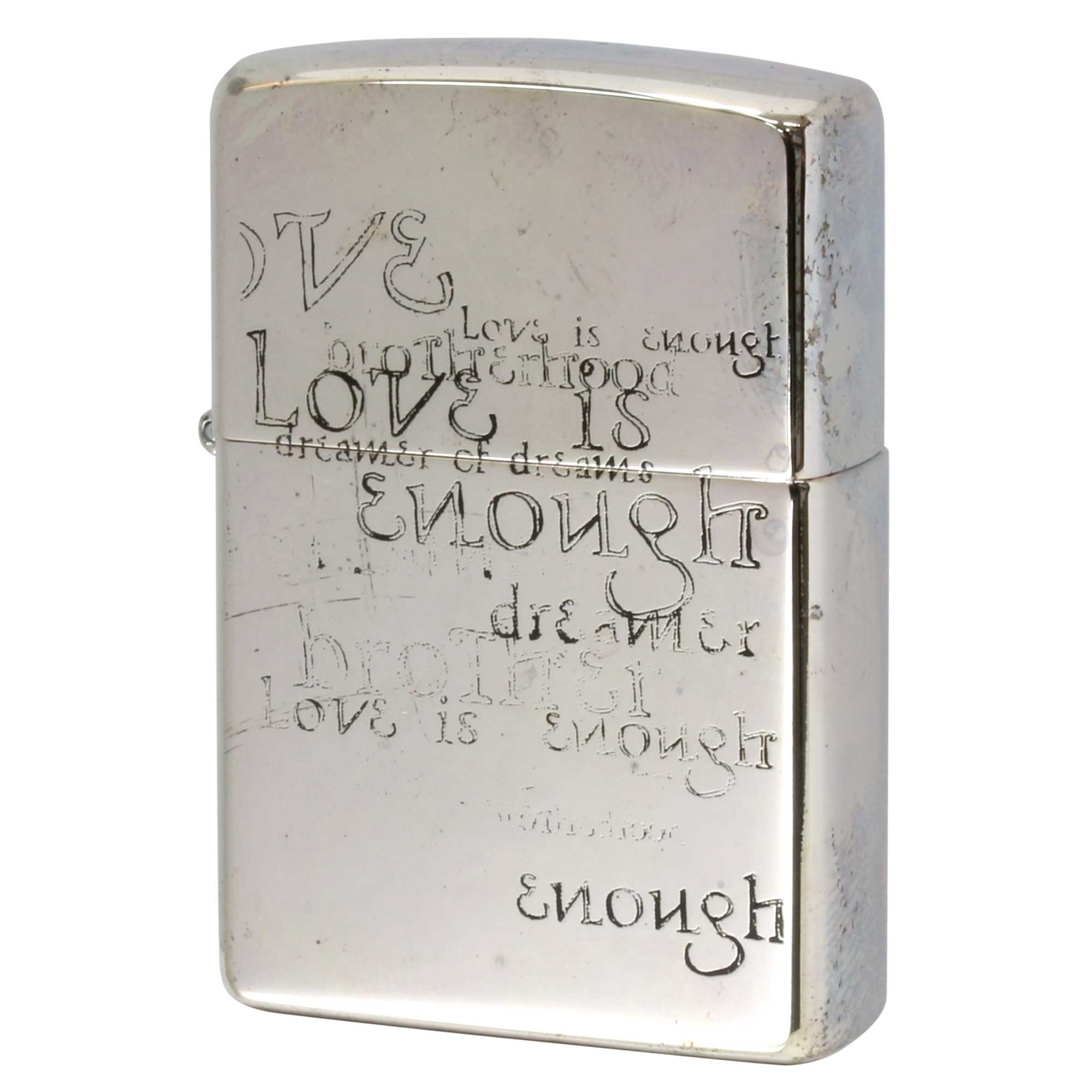 絶版/ヴィンテージ Zippo ジッポー 中古 2003年製造 ZIPPO Paul Smith 試作品 Typography タイポグラフィ  [S]ほぼ新品同様