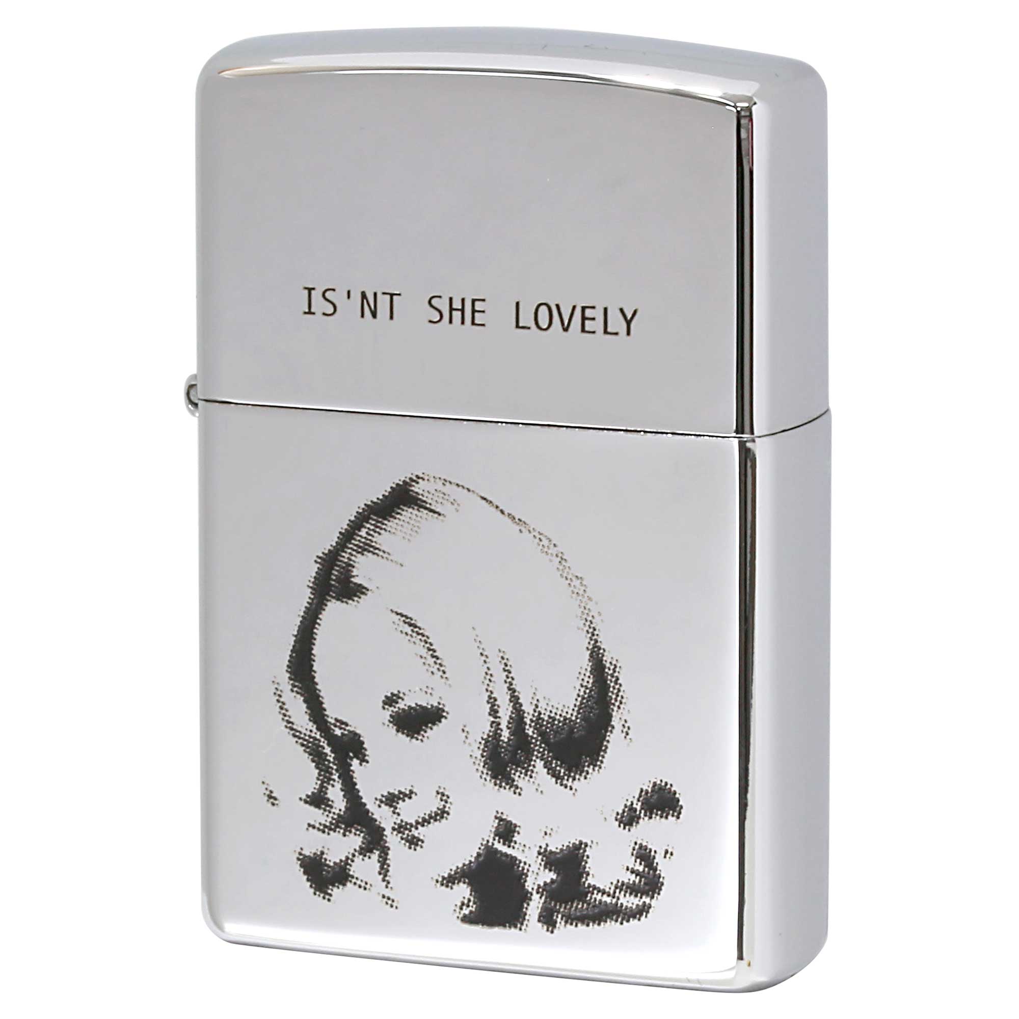 絶版/ヴィンテージ Zippo ジッポー 中古 2000年製造 ZIPPO Paul Smith ISN'T SHE LOVELY 可愛いでしょ？  [S]ほぼ新品同様