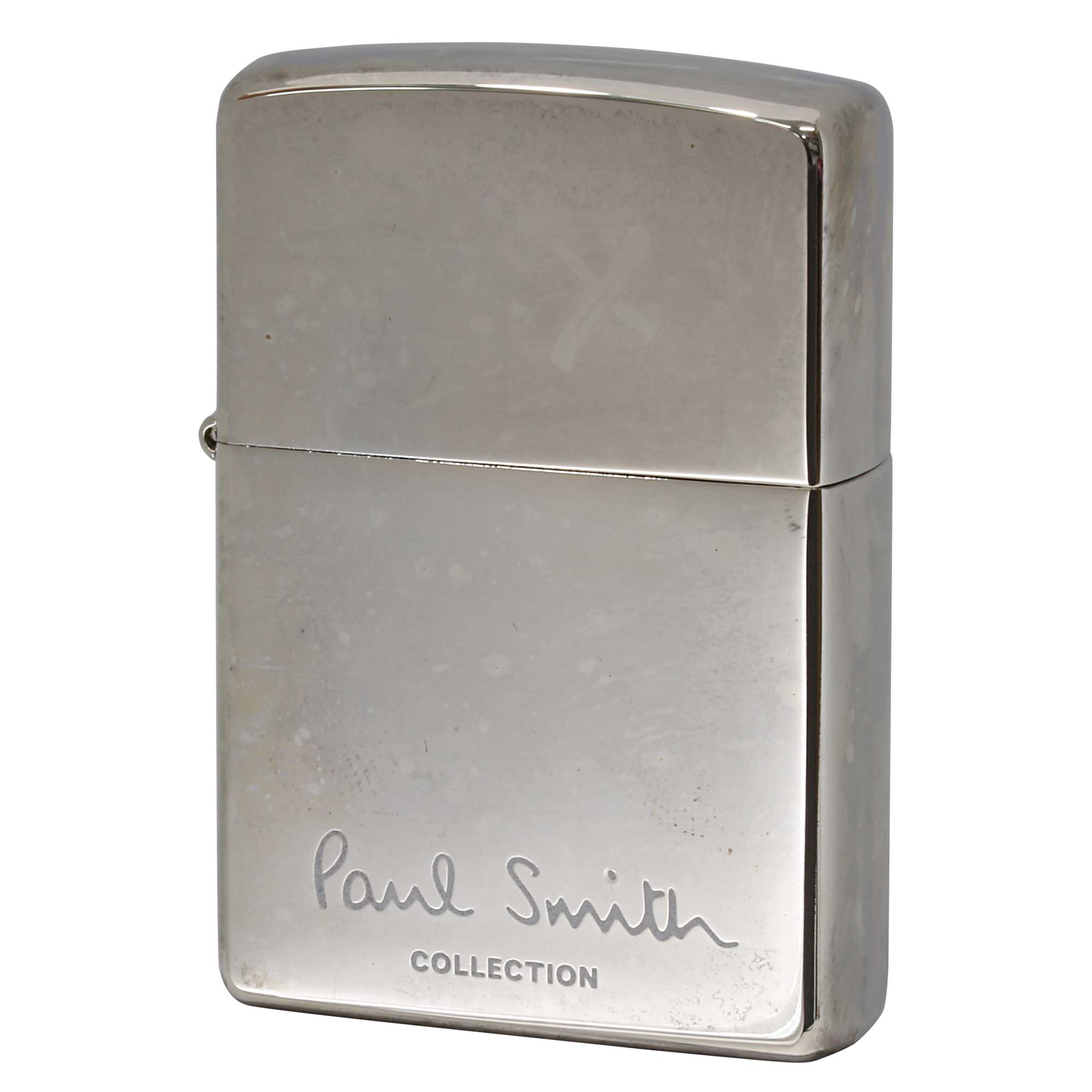 絶版/ヴィンテージ Zippo ジッポー 中古 2004年製造 ZIPPO Paul Smith Collection LOGO エッチング  [B]使用感ありやや傷汚れあり