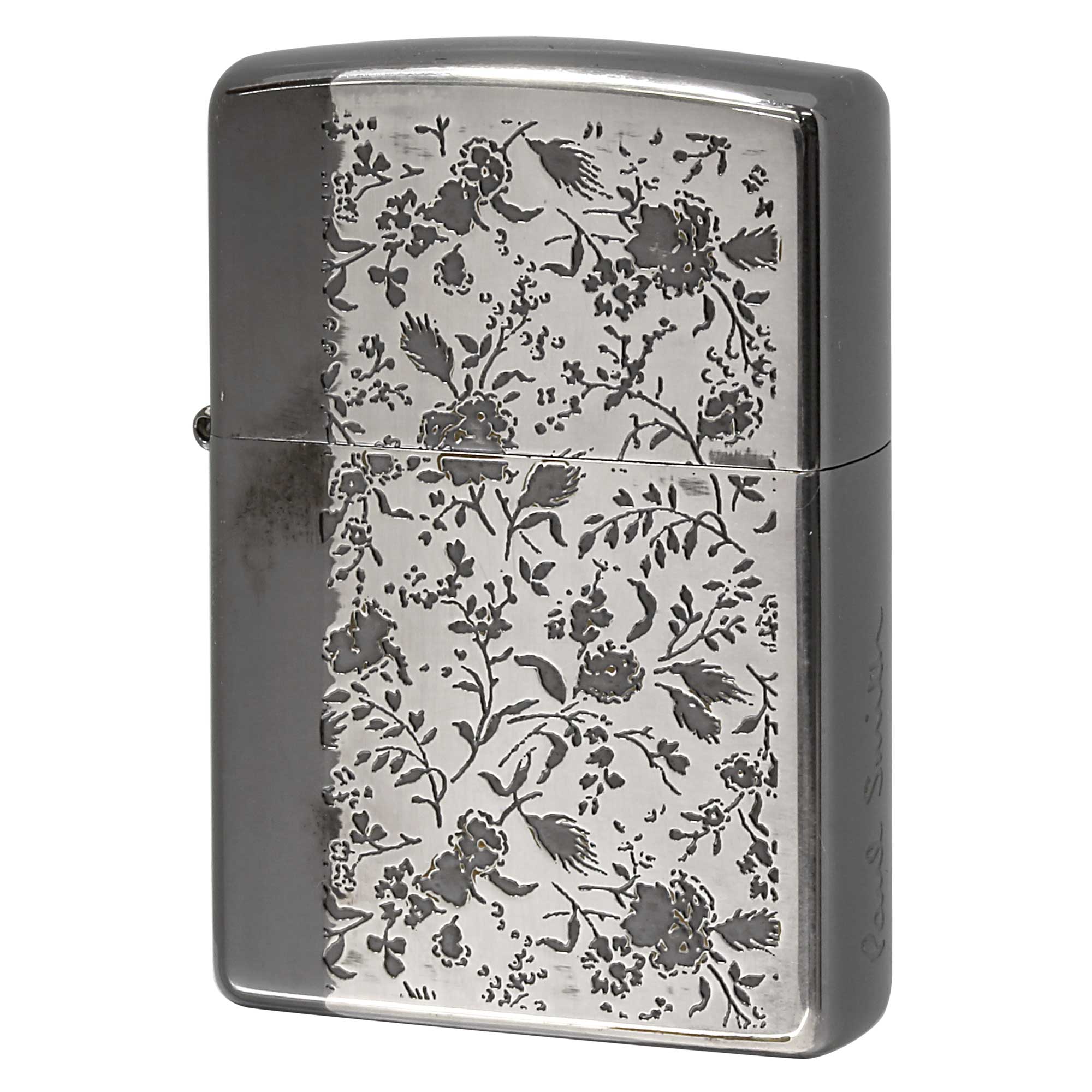 絶版/ヴィンテージ Zippo ジッポー 中古 2007年製造 ZIPPO Paul Smith Arabesque 唐草模様 2プロセス  [C]使用感あり傷汚れあり