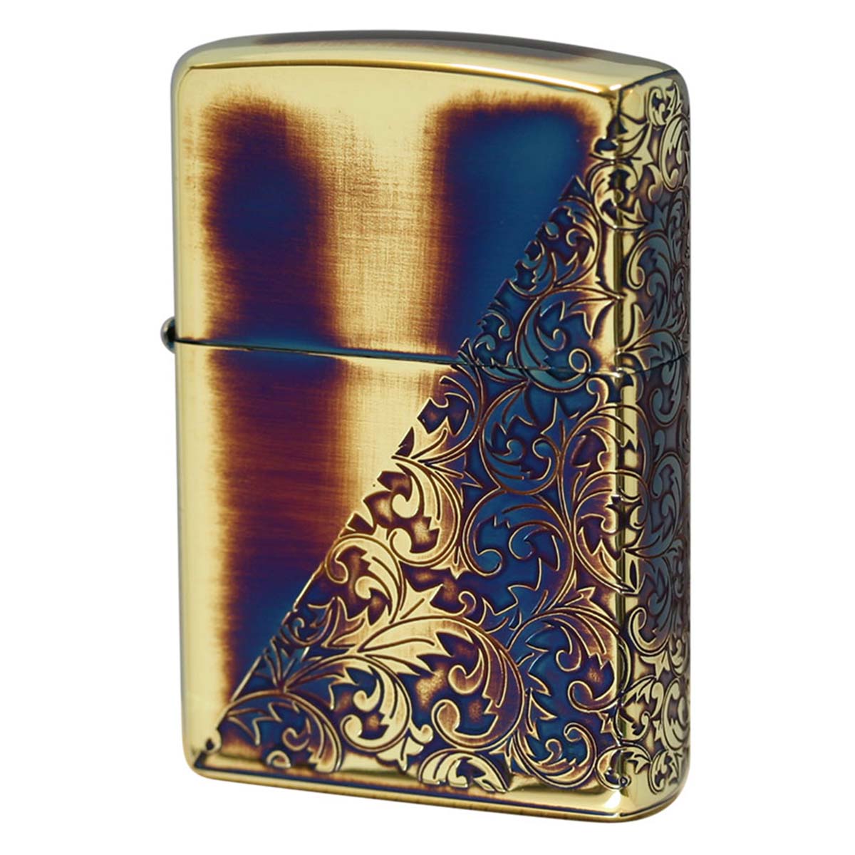 Zippo ジッポー アラベスク 唐草 トライアングル 金イブシ Classic Arabesque CLA-I メール便可