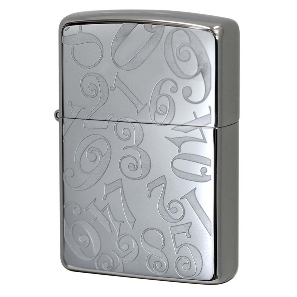 Zippo ジッポー ダイヤル 数字 ナンバー シルバー チタンコーティング Titanium Coating Series Ti-S-N（B） メール便可