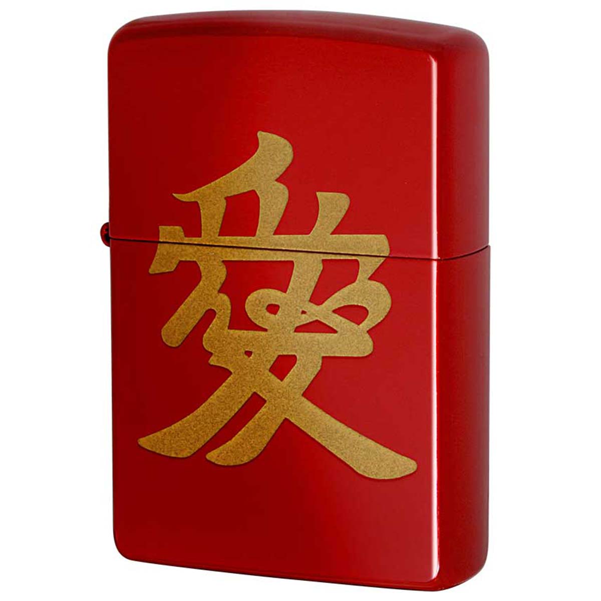 Zippo ジッポー 新潮社 オリジナルZIPPO 歴史 武将 オフィシャルライセンス品 直江兼続 愛 赤備え メール便可