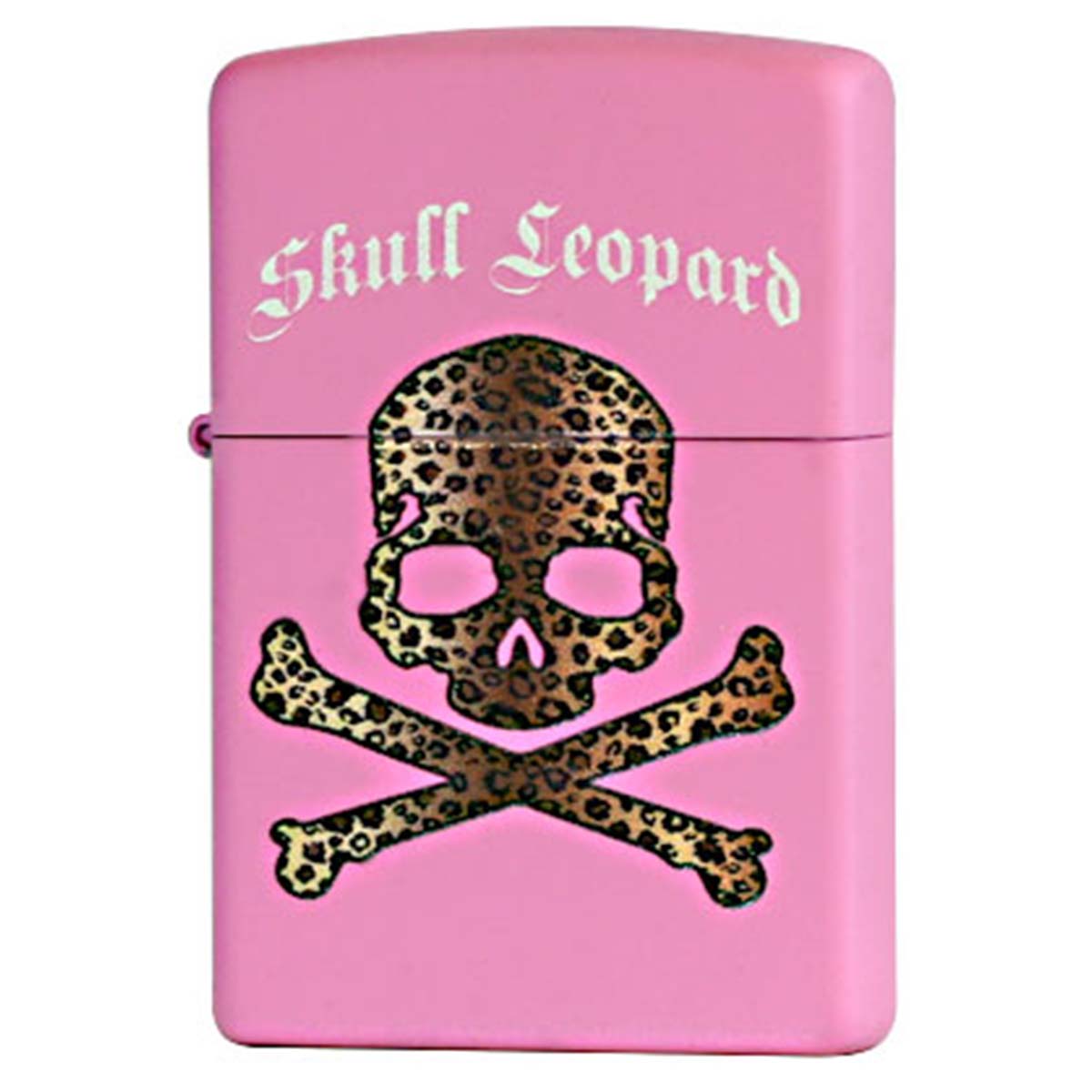 Zippo ジッポー スカル ドクロ 骸骨 レオパード柄 ピンクマット Skull Leopard PK メール便可