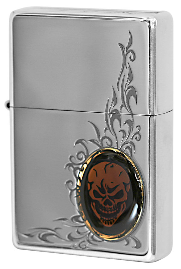 Zippo ジッポー Bottomz Up KAMEO スカル メール便可