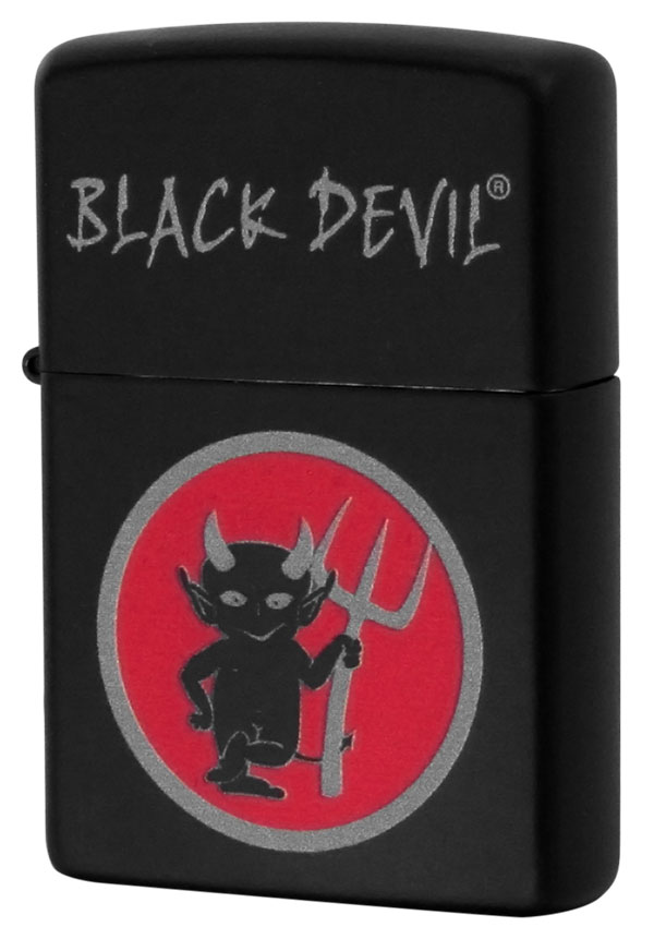 Zippo ジッポー BLACK DEVIL BKマット メール便可