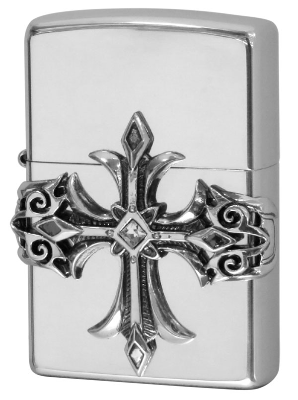 Zippo ジッポー ハイエンドクロス High end cross 銀イブシ