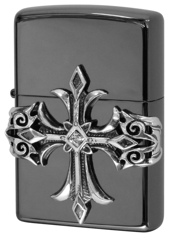 Zippo ジッポー ハイエンドクロス High end cross 黒ニッケルミラー