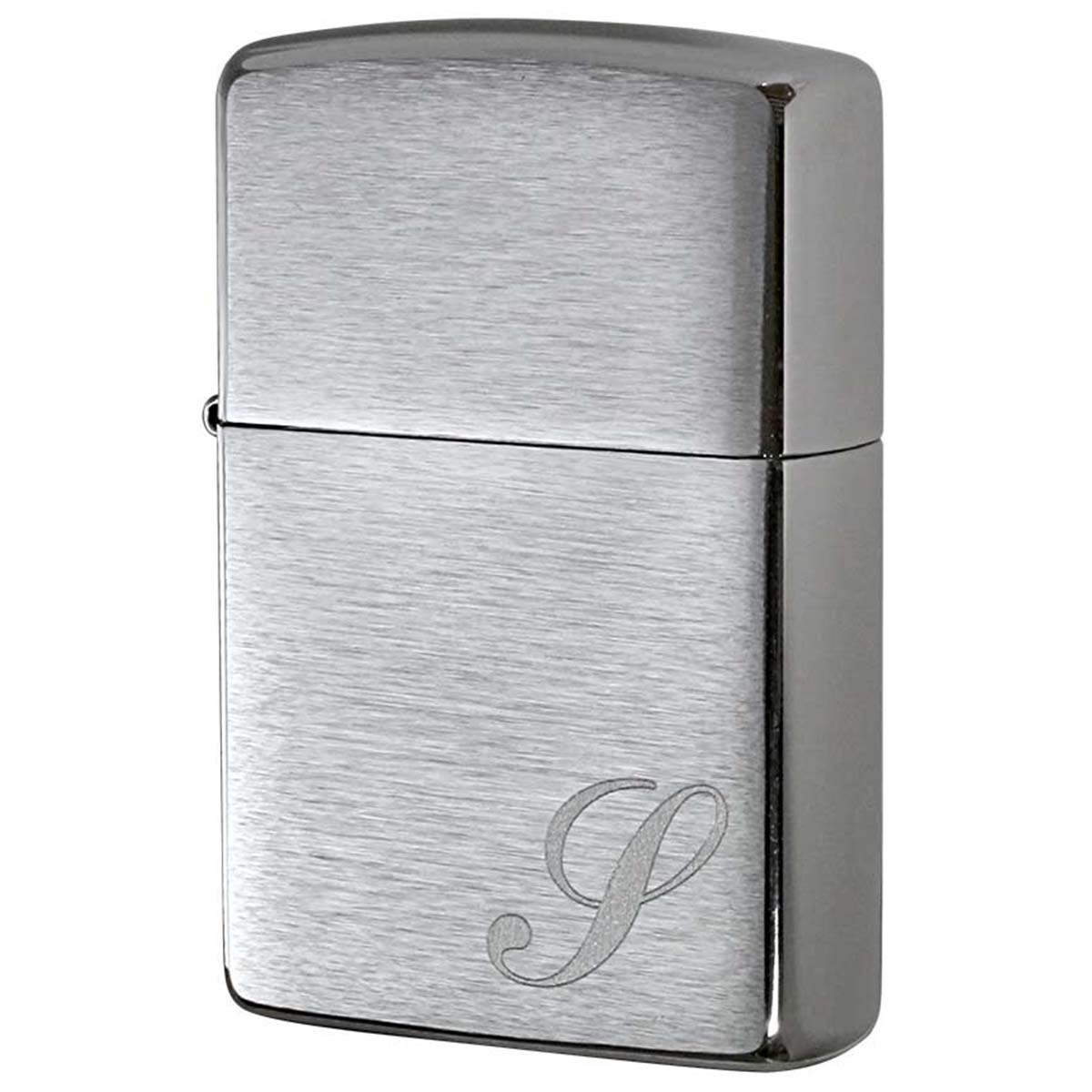 Zippo ジッポー イニシャル アルファベット レーザー US加工 S メール便可