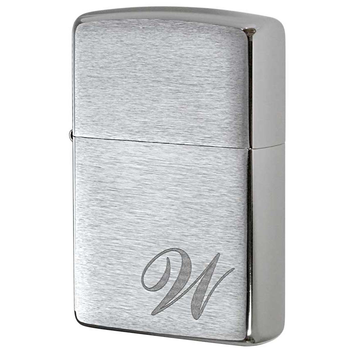 Zippo ジッポー イニシャル アルファベット レーザー US加工 W メール便可