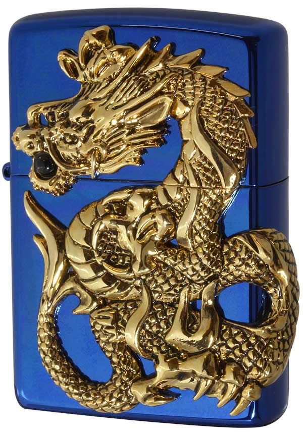 Zippo ジッポー 限定1,000個生産 DRAGON METAL ドラゴンメタル BLUE