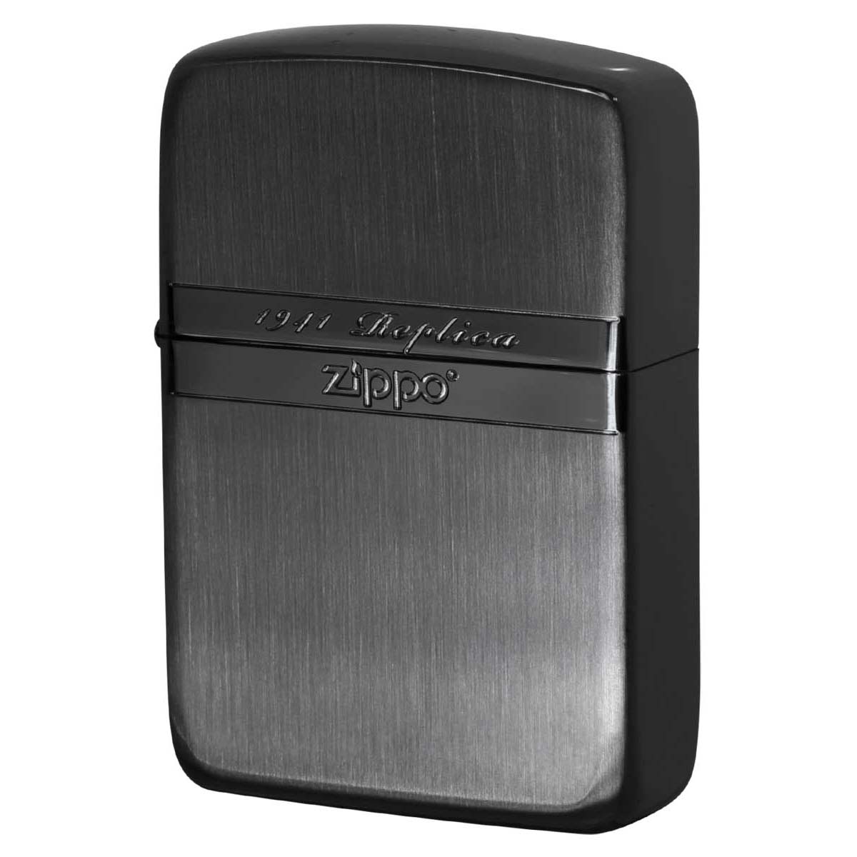 Zippo ジッポー 1941レプリカ ミラーライン ブラックニッケル サテーナ BN