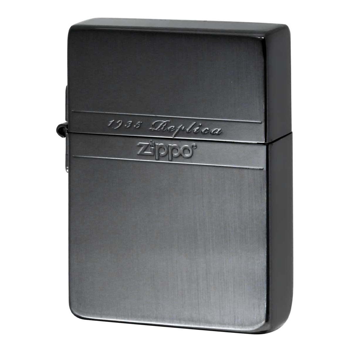 Zippo ジッポー 1935レプリカ ミラーライン ブラックニッケル サテーナ BN