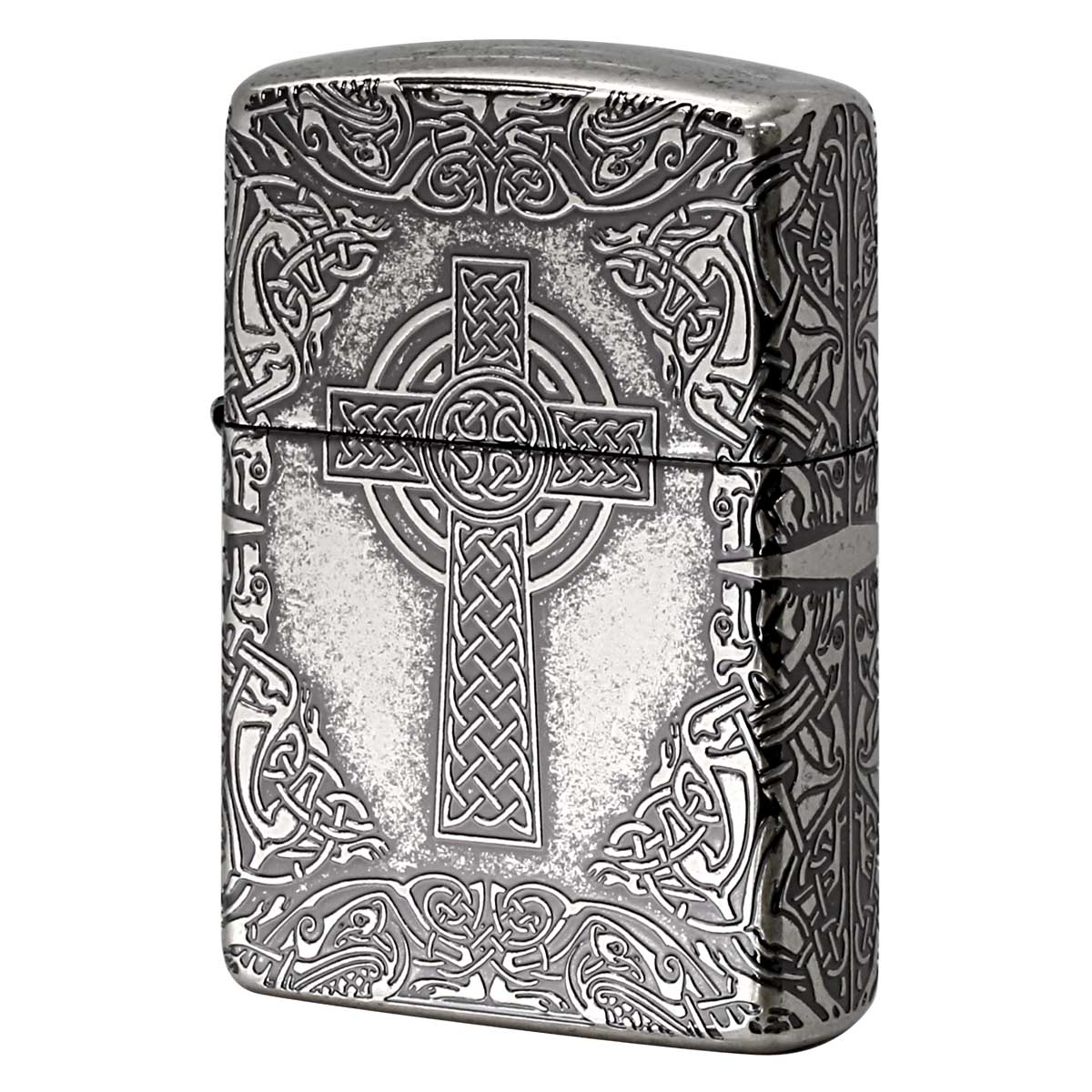 Zippo ジッポー ARMOR アーマー クロス 十字架 Cross ケルティッククロス ニッケルイブシバレル NIB