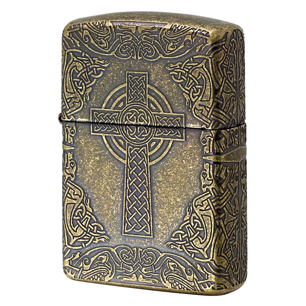 Zippo ジッポー ARMOR アーマー クロス 十字架 Cross ケルティッククロス ブラスイブシバレル BIB